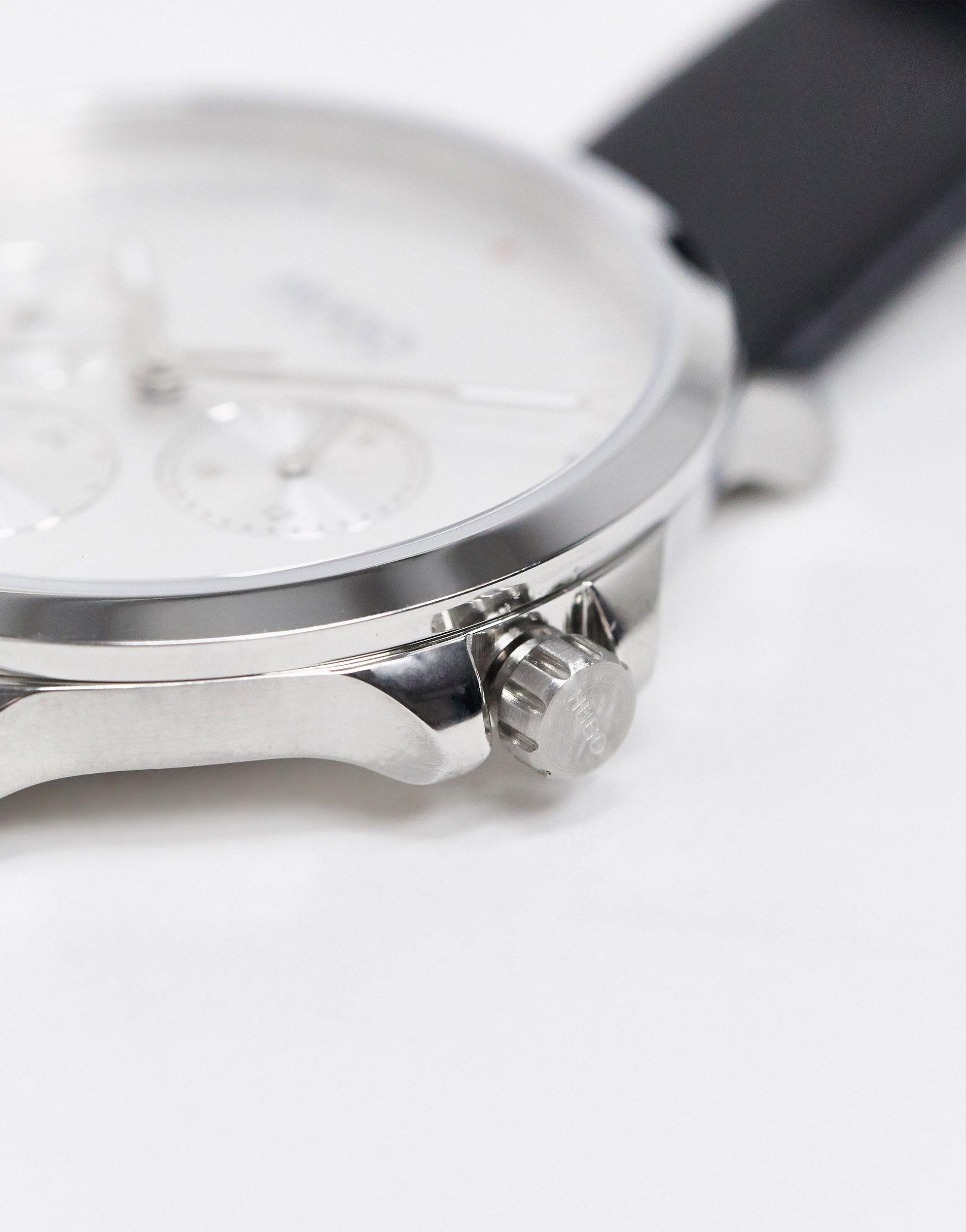 hugo boss backpack leather