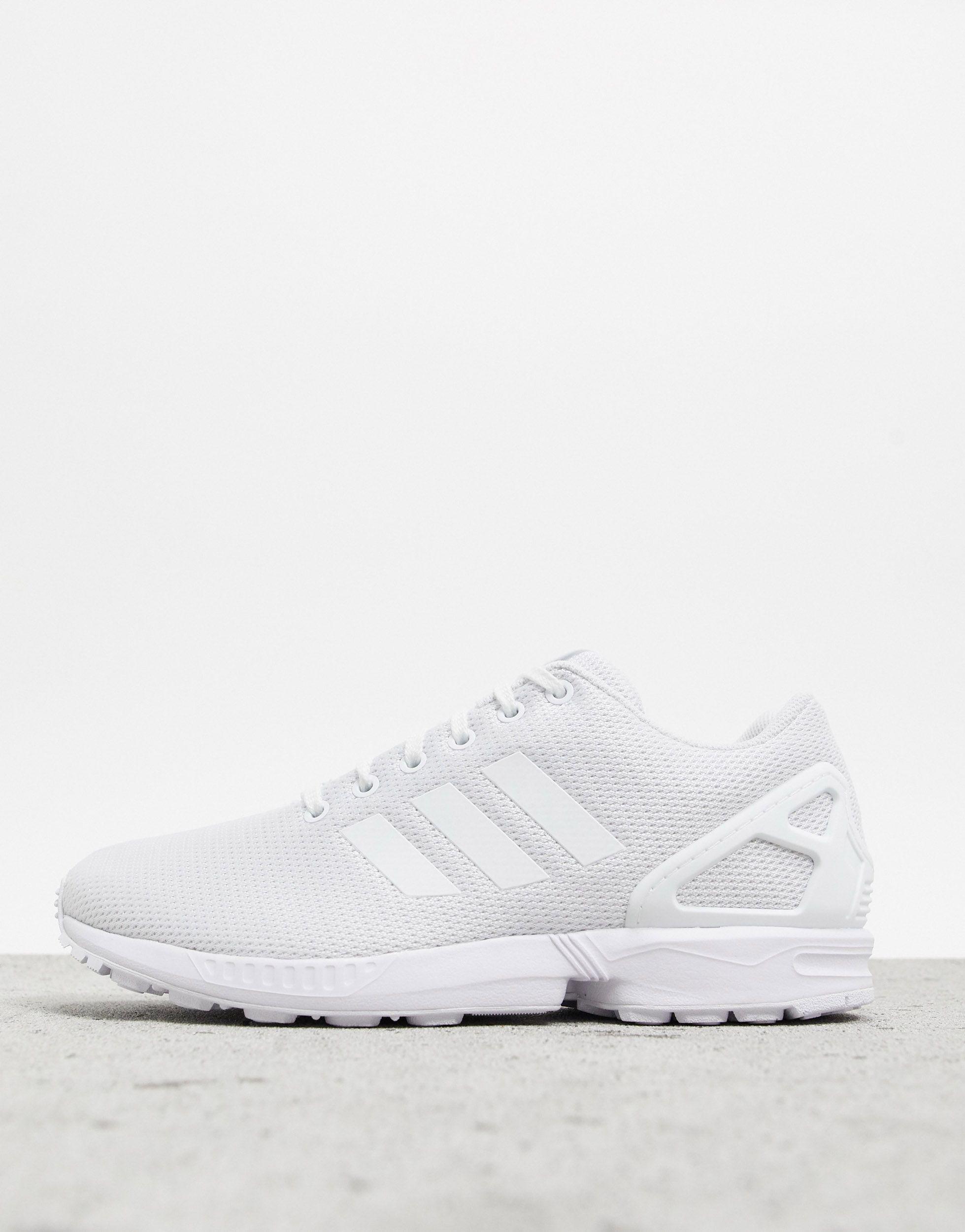 Zapatillas blancas zx flux adidas Originals de Tejido sintético de color  Blanco para hombre | Lyst