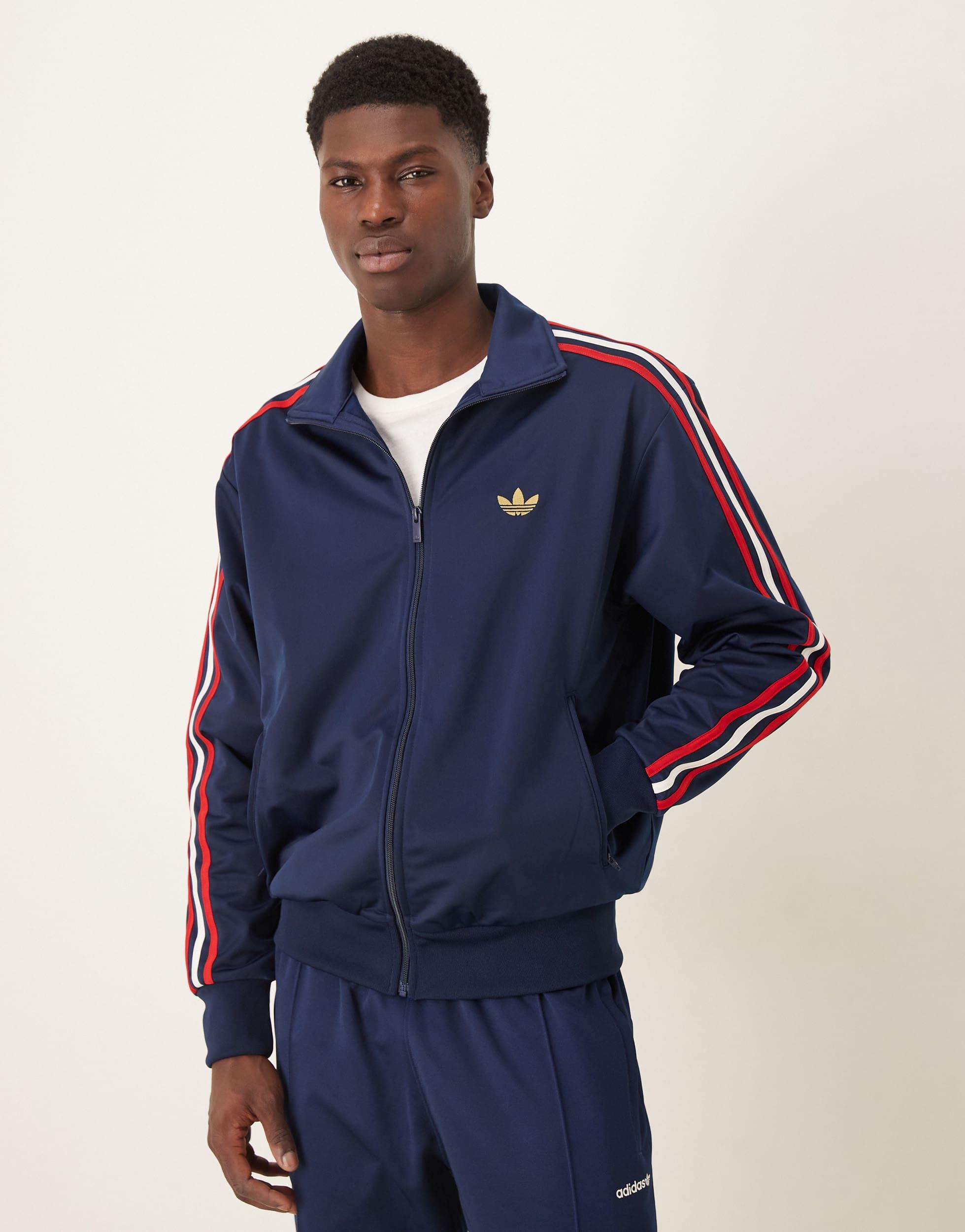 adidas Originals Adidas Firebird Track Top in Blue for Men | Lyst