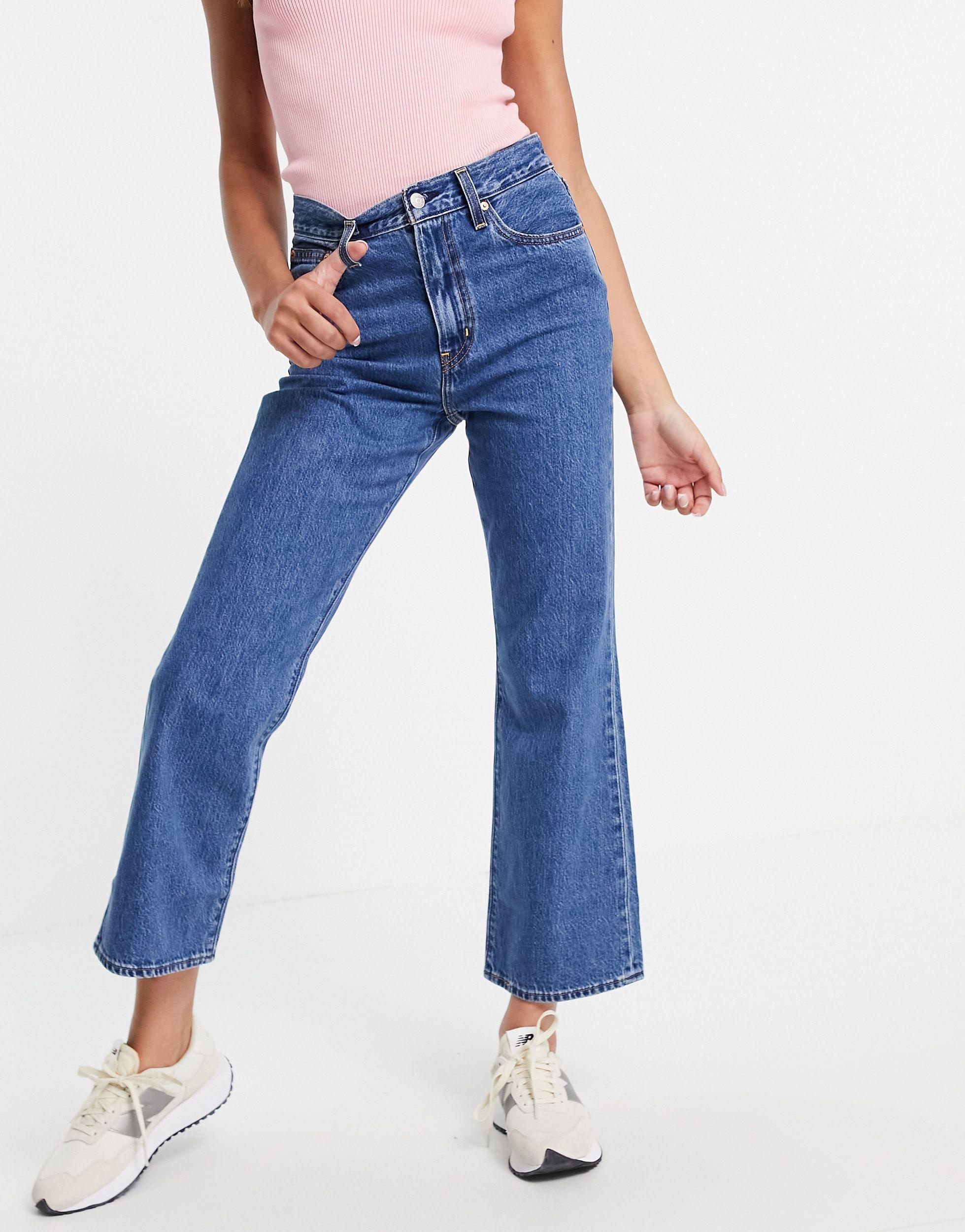 Levi's Math Club Flared Jeans in Blue | Lyst