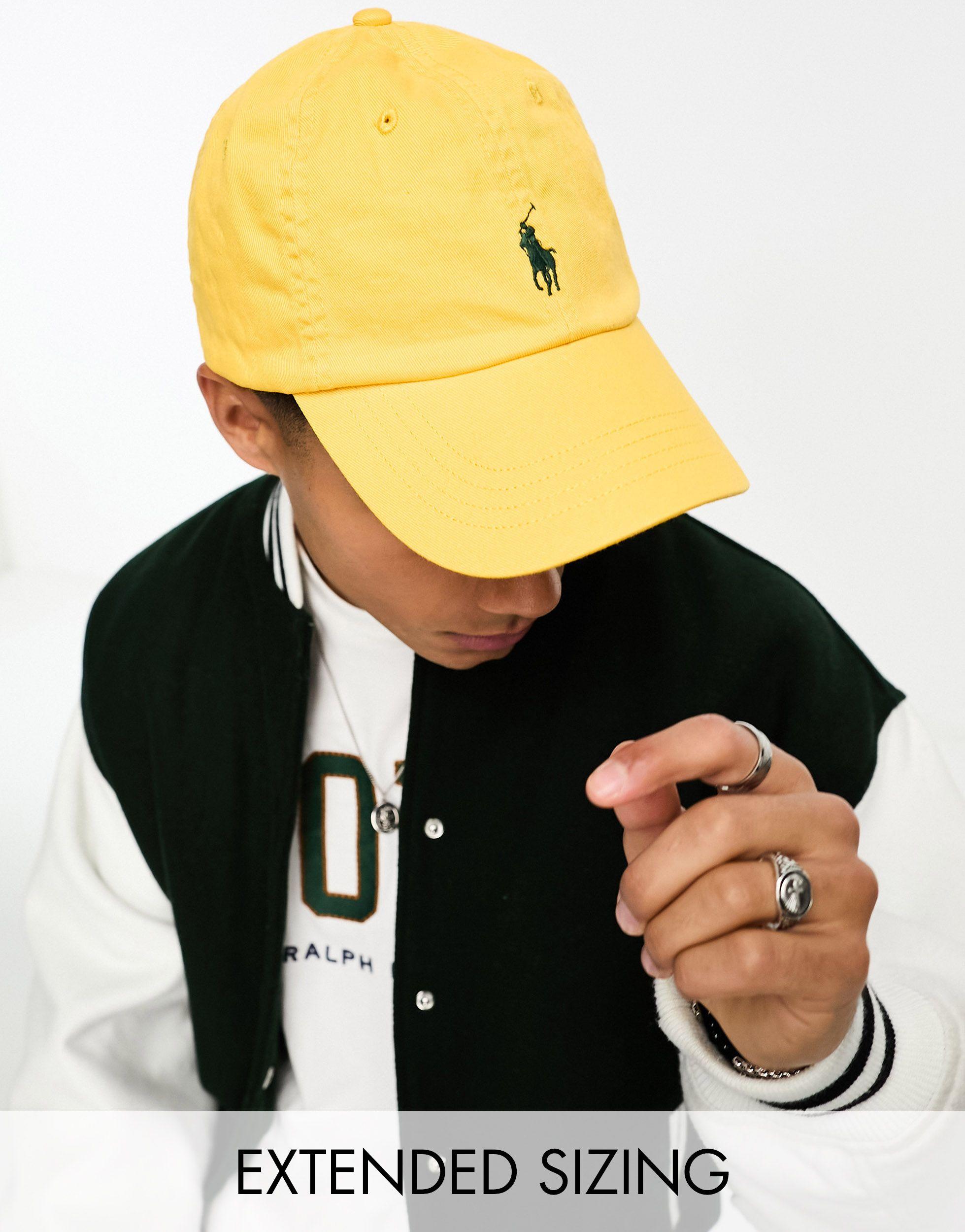 Gorra amarilla con logo Polo Ralph Lauren de hombre de color Amarillo | Lyst
