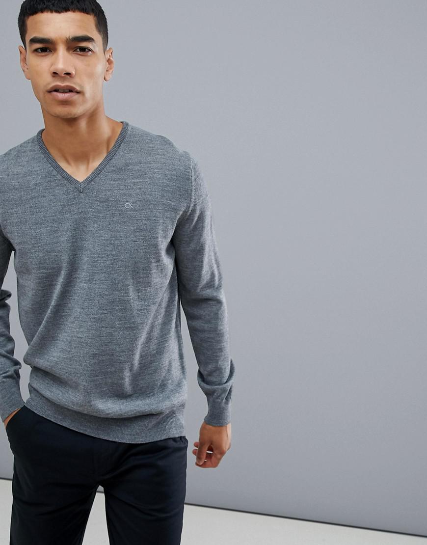 ck grey jumper