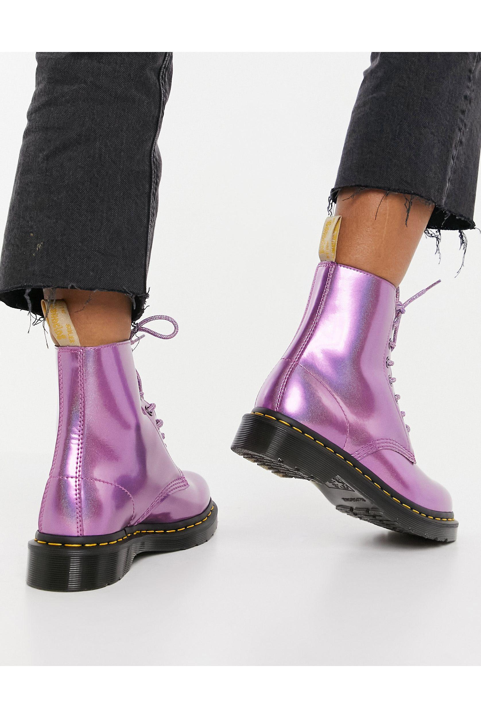 Botines clásicos vegan 1460 Dr. Martens de color Rosa | Lyst