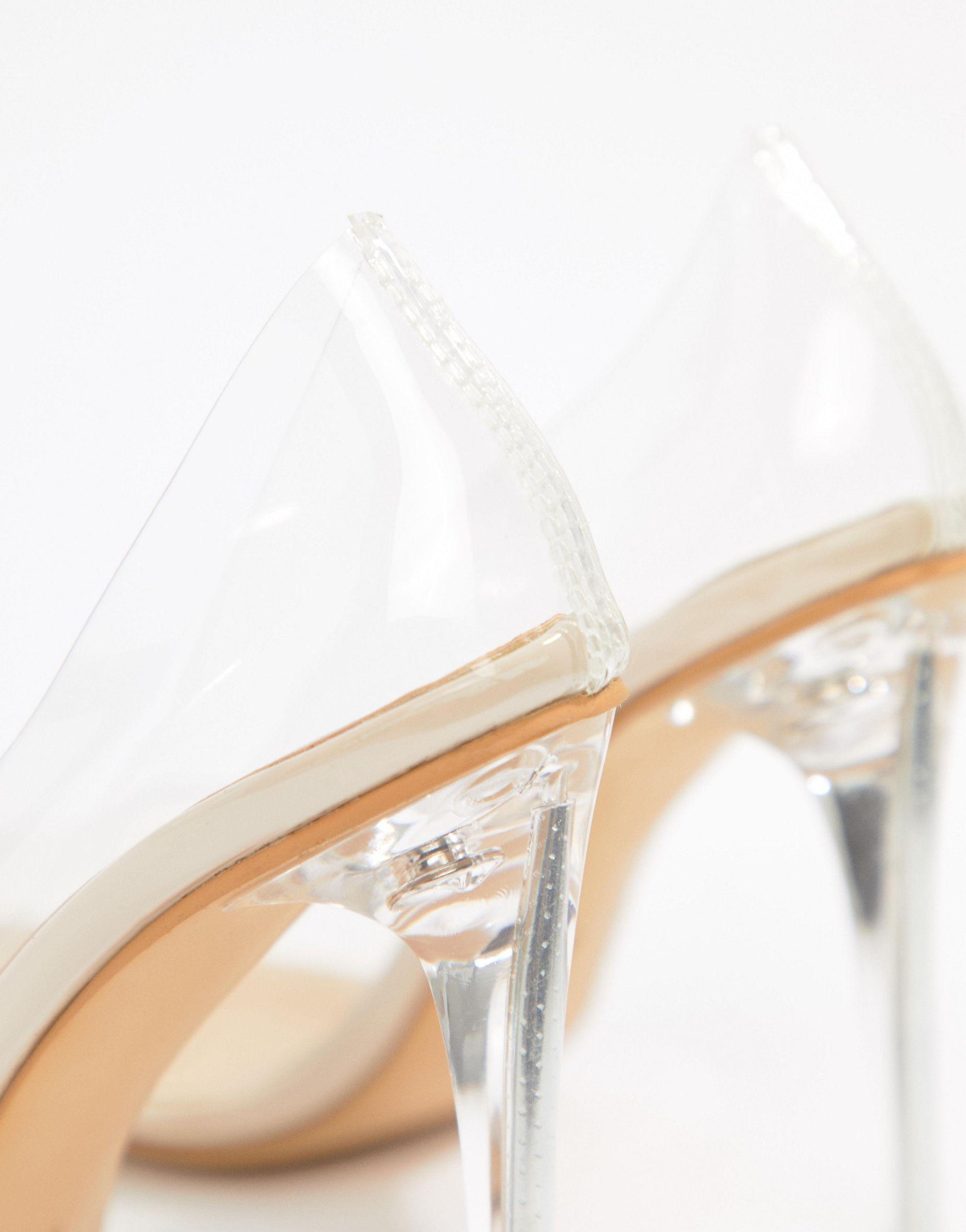 Public Desire Drank Clear Pumps in 