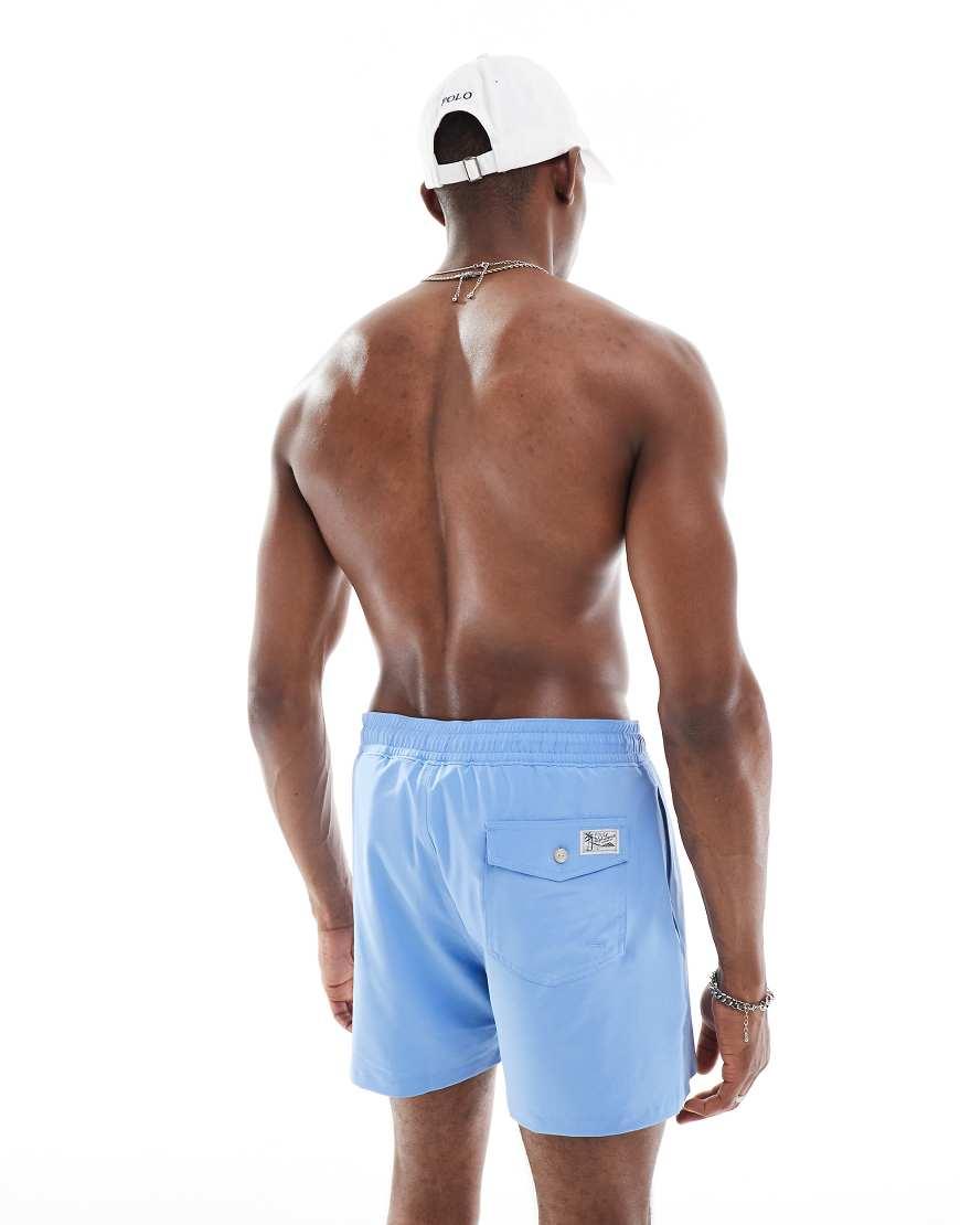 Polo Ralph Lauren Traveler Icon Logo Slim Fit Mid Swim Shorts in