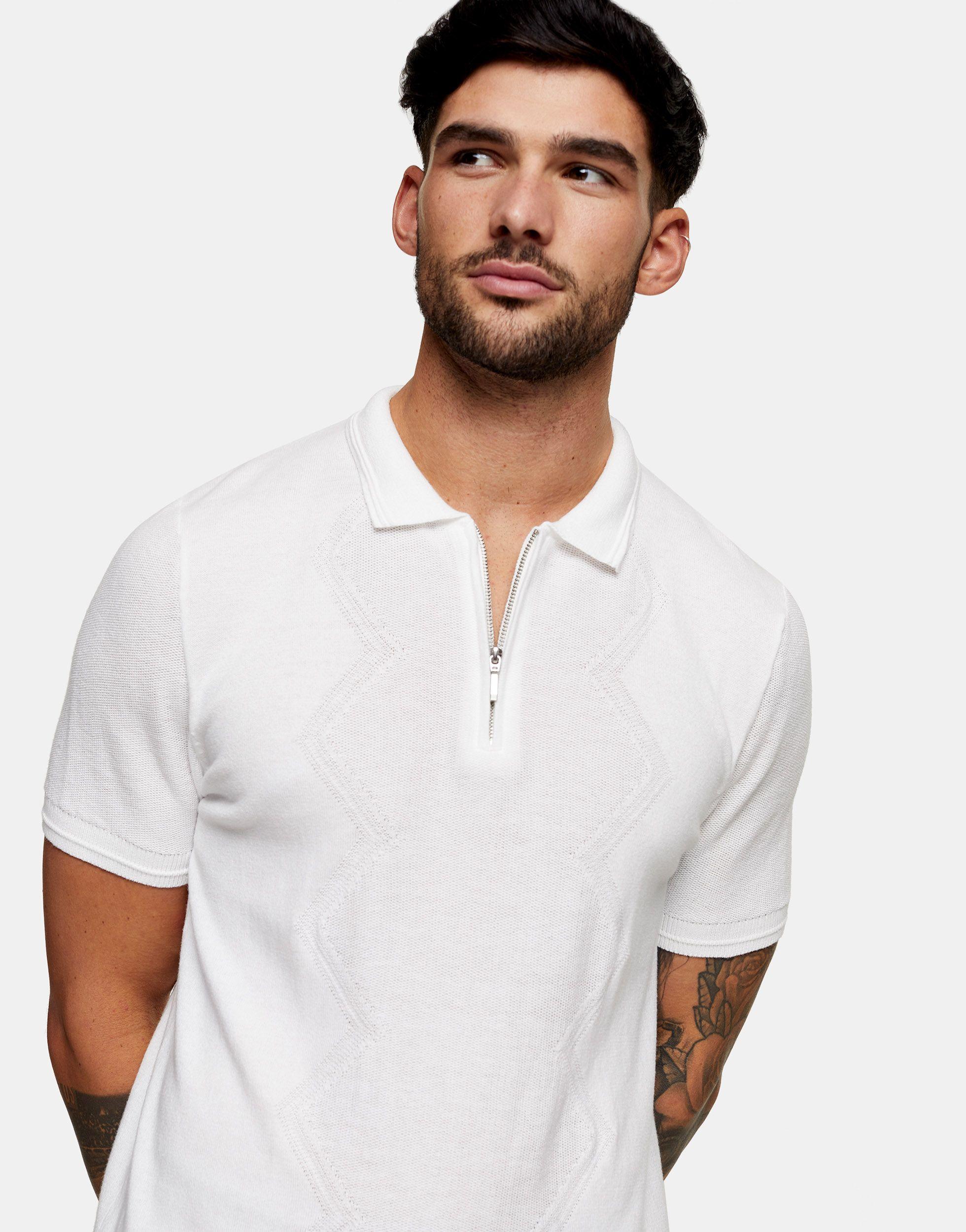 topman zip polo