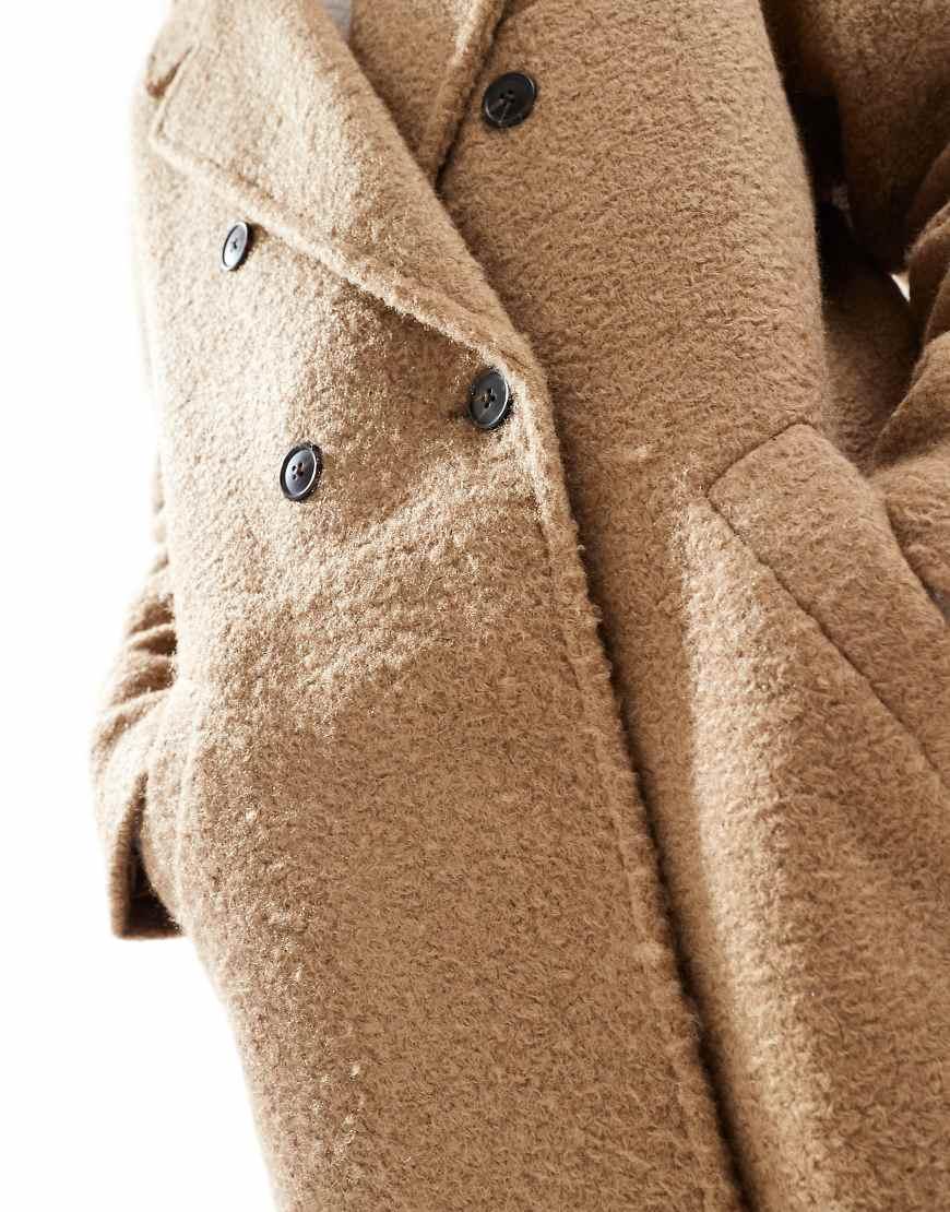 Vero Moda Drop Shoulder Tailored Coat in Natural Lyst UK