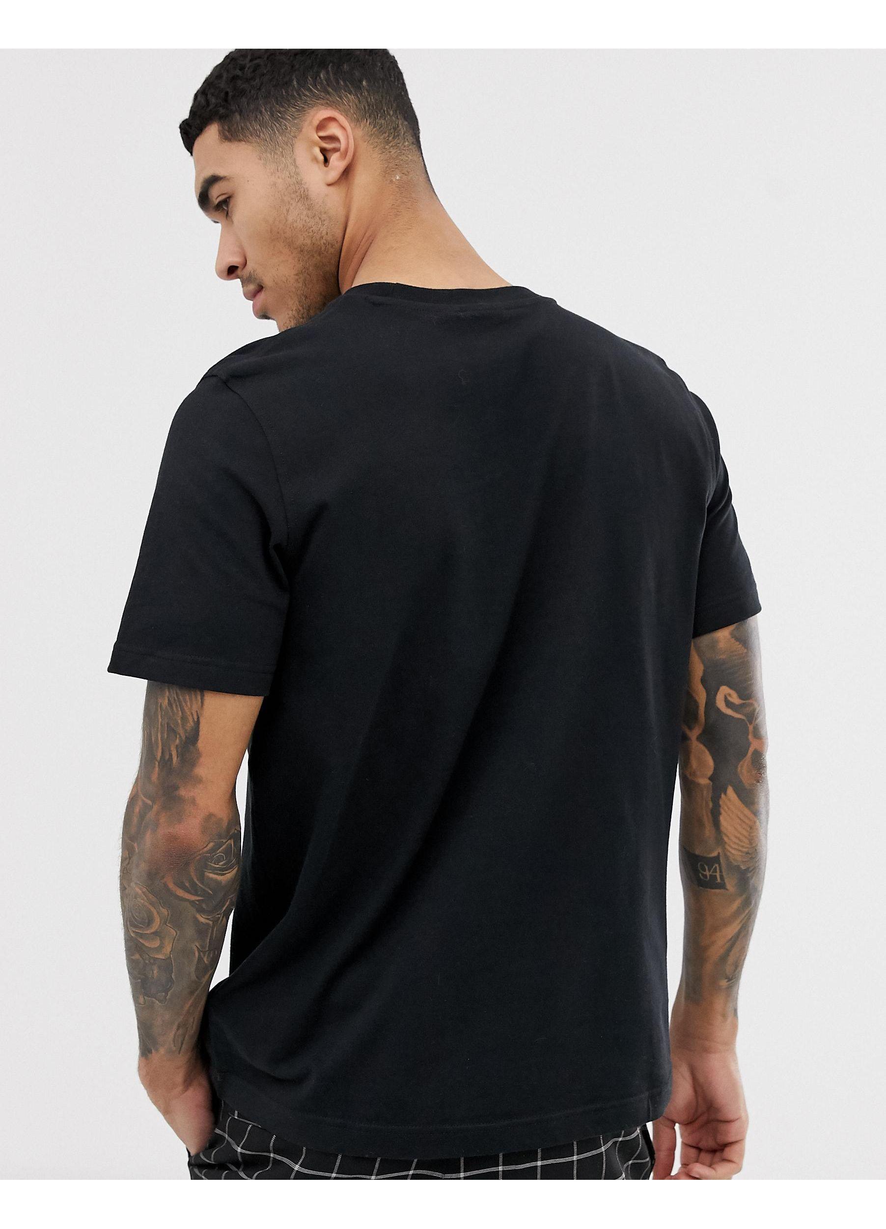 adidas Originals Trefoil T-shirt in Black for Men | Lyst