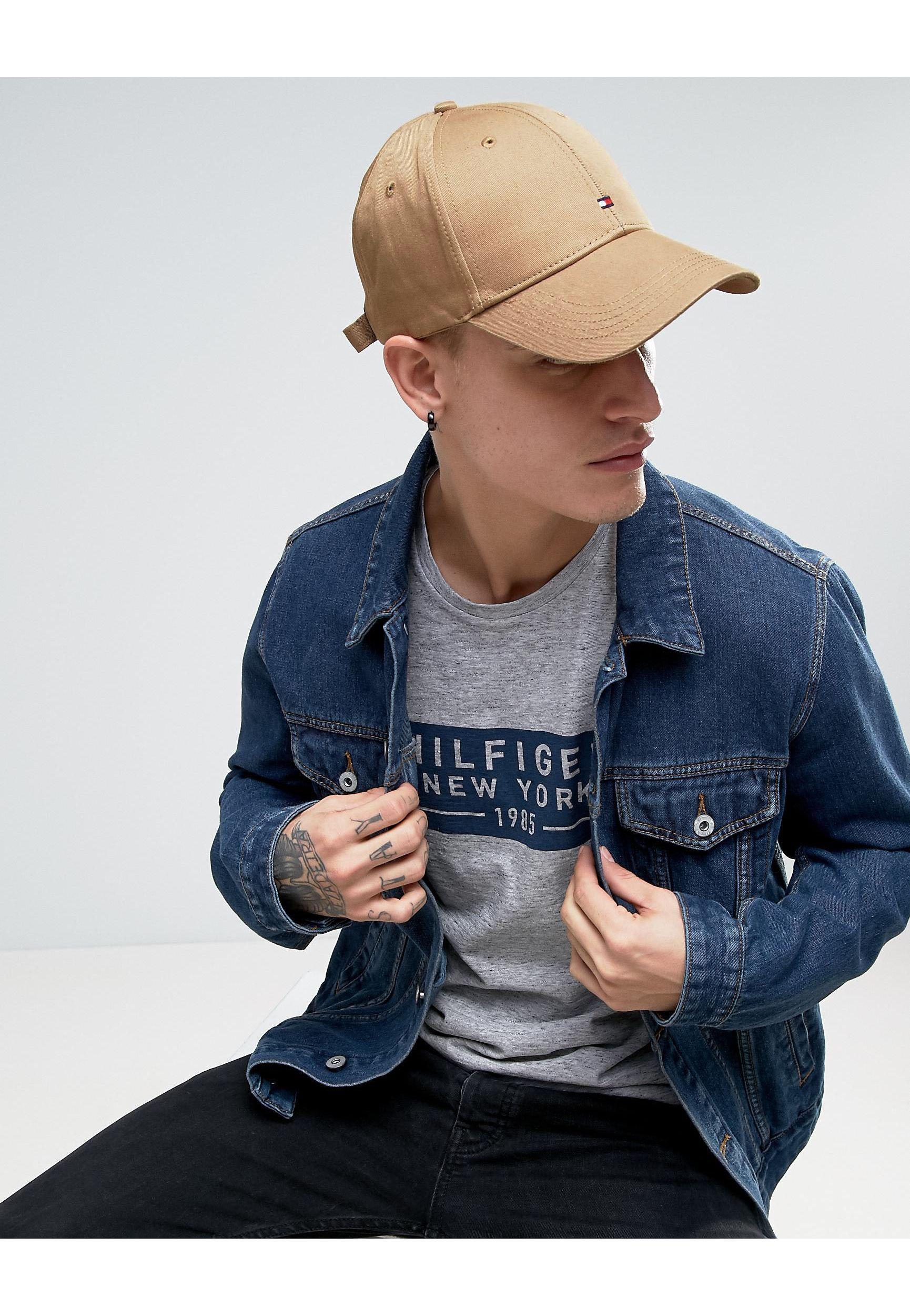 Mens tan baseball cap Clearance
