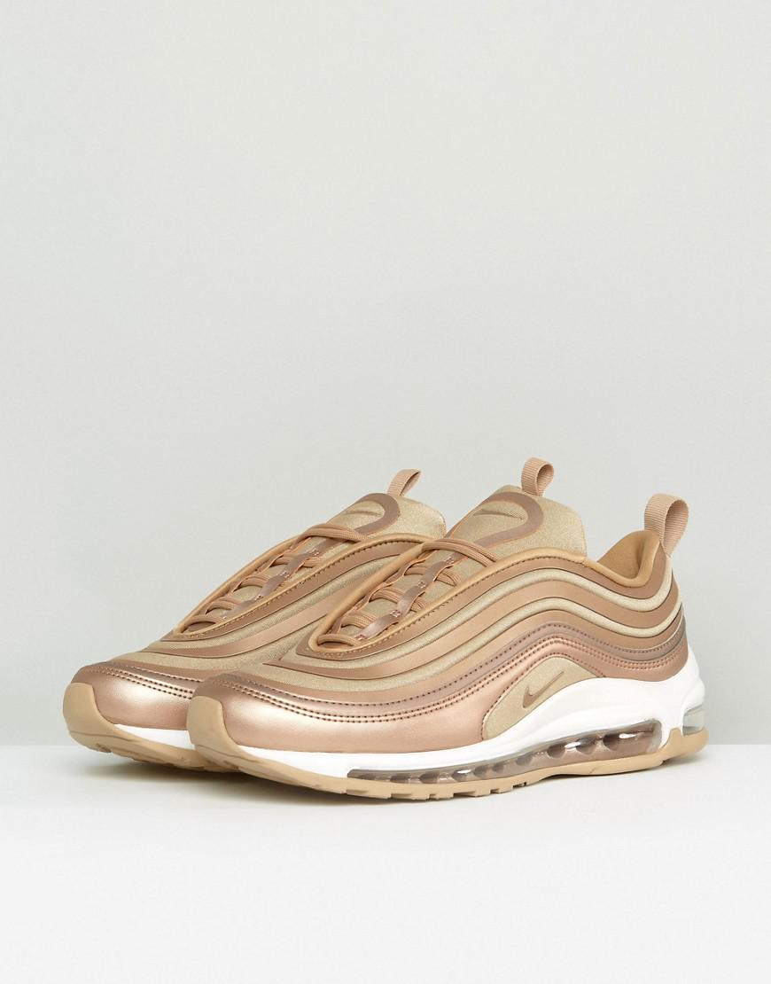 Nike Air Max 97 Sneakers In Metallic 