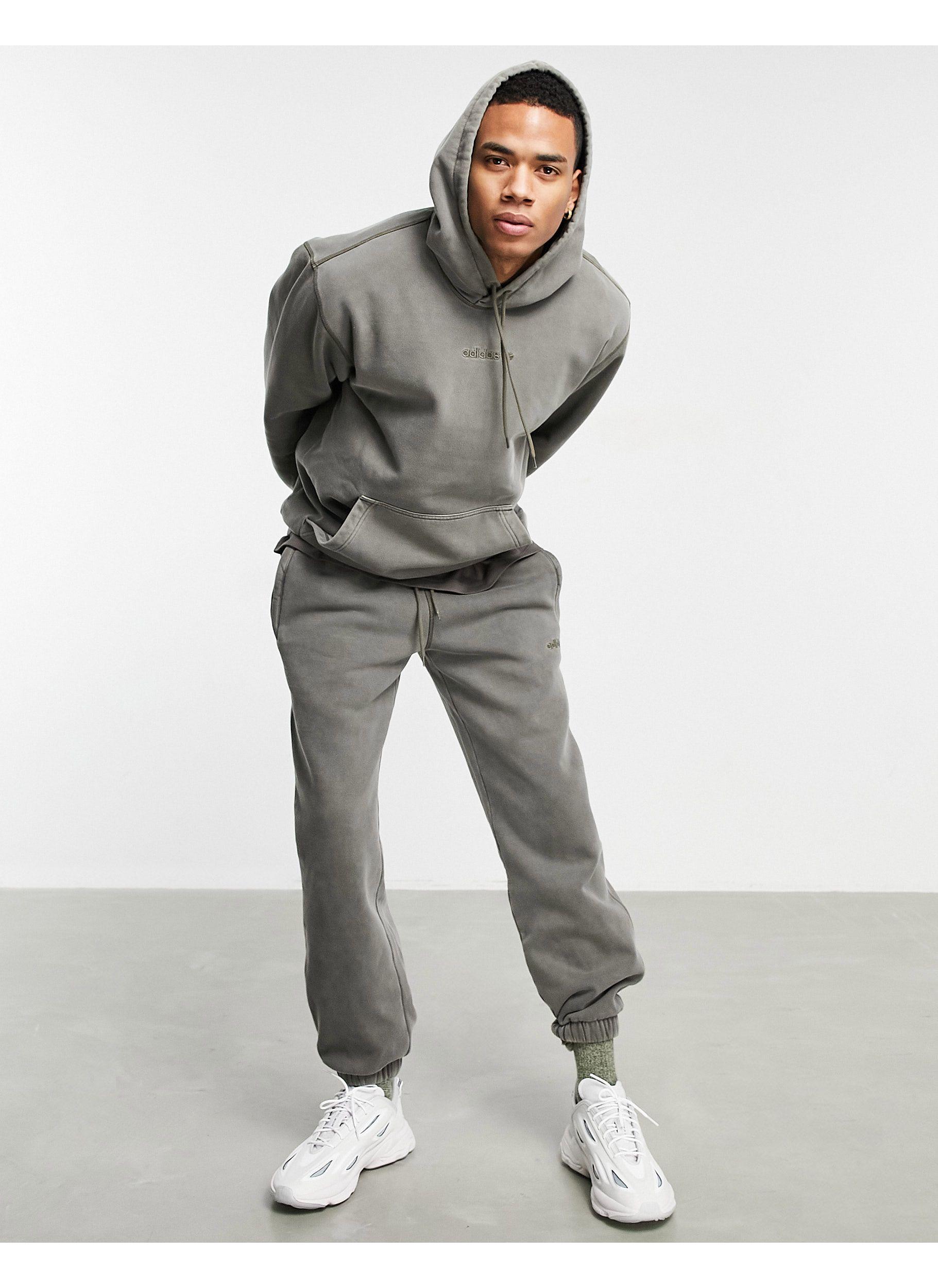 premiums sweats' - hoodie surteint - olive adidas Originals pour homme en  coloris Vert | Lyst