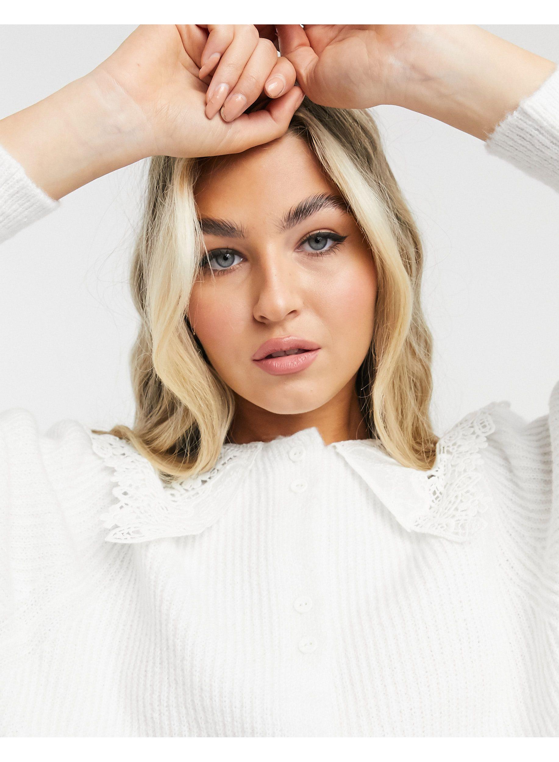 topshop white cardigan