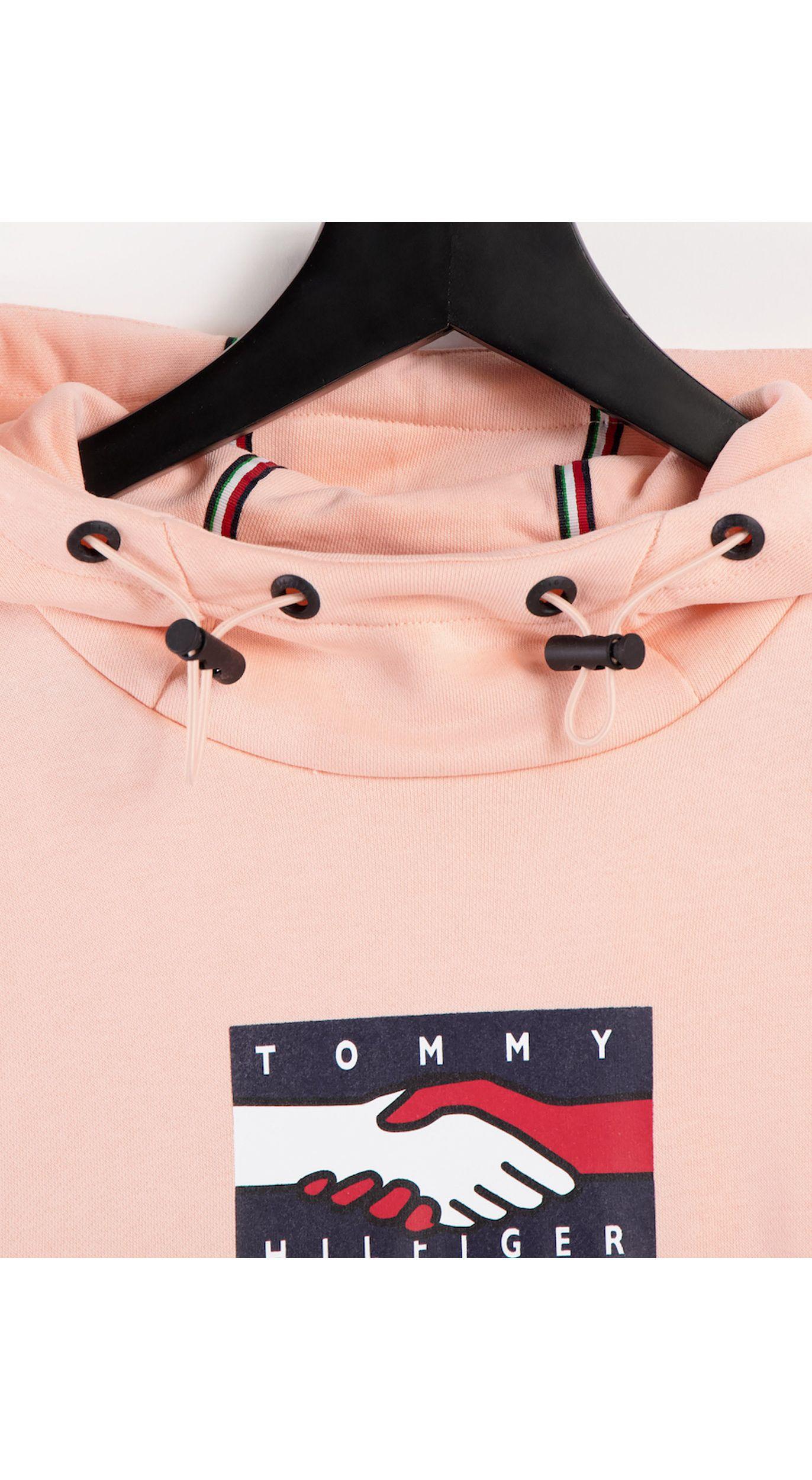 tommy hilfiger back print hoodie