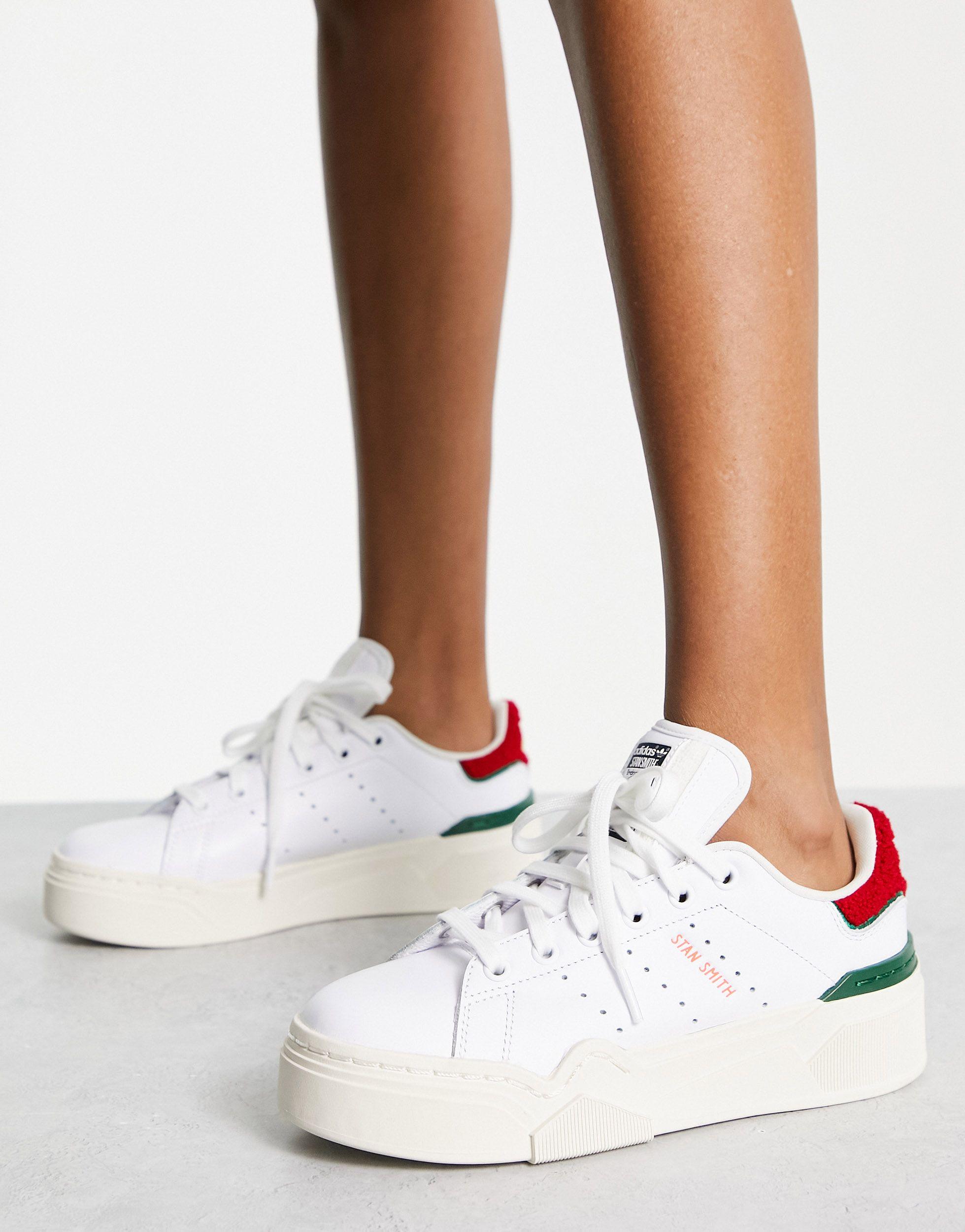 Stan smith bonega 2b - sneakers bianche, rosse e verdi di adidas Originals  in Bianco | Lyst