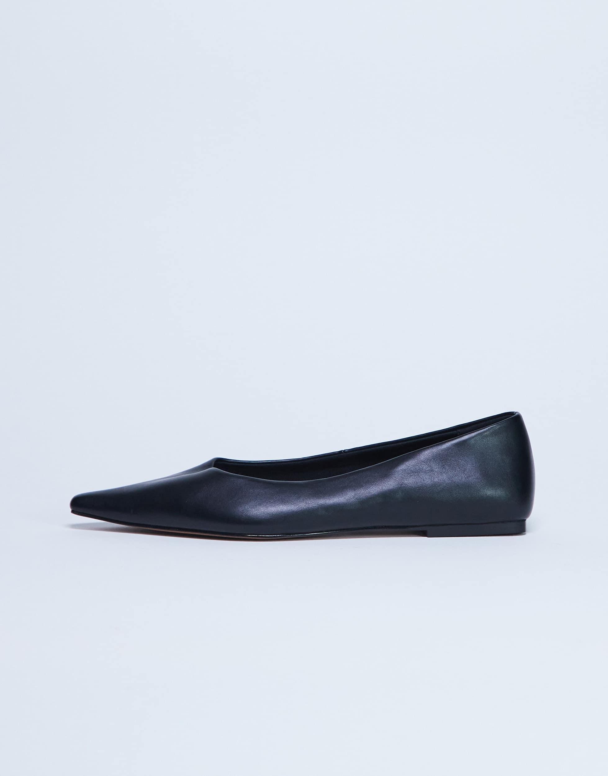 Escarpins Plats Topshop Katrina - Suède Gris, Taille US 9.5 (EU 40) - Neufs Sans Boîte