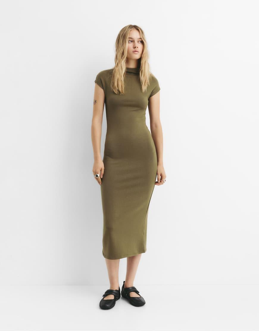 Green Pull&Bear Dresses for Women | Lyst UK