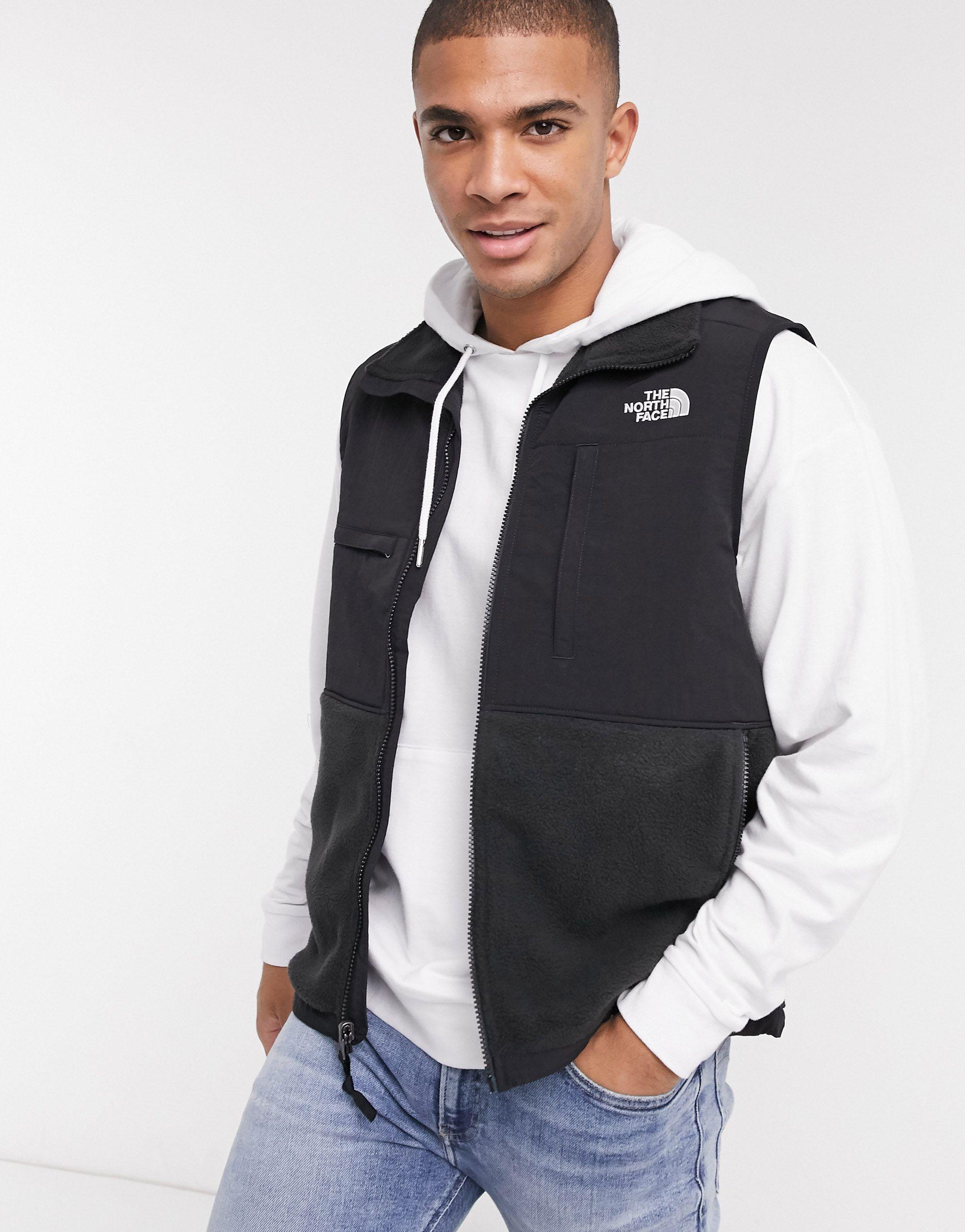 The North Face Denali Fleece Vest Jacket Black for Men |