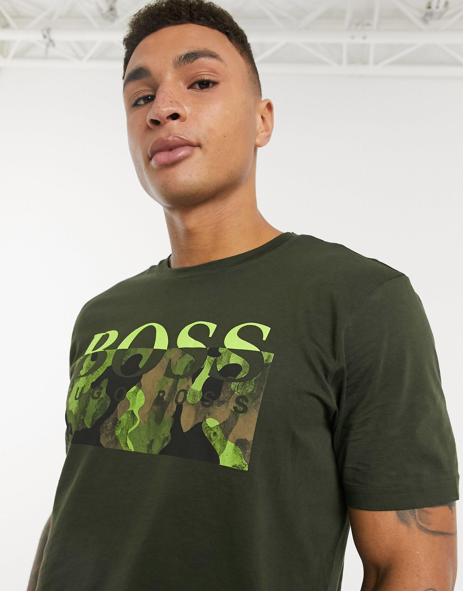 Printed Camo Logo T-shirt 