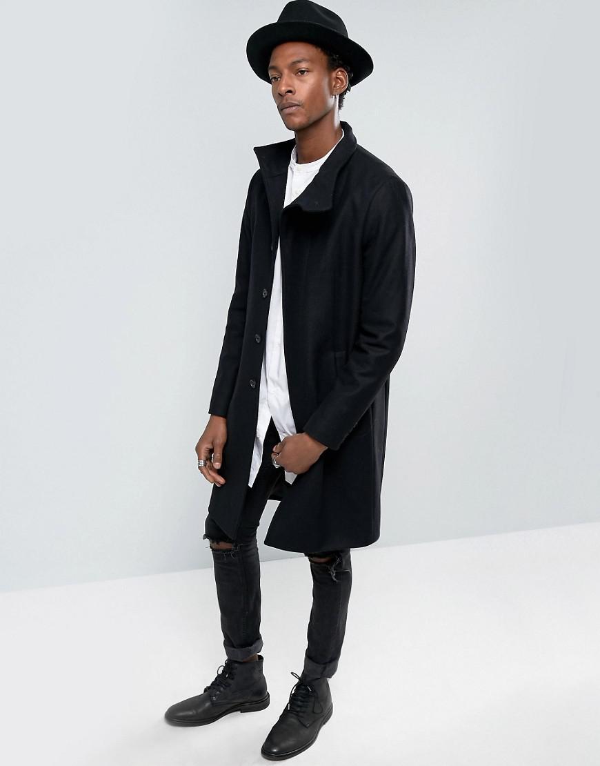 AllSaints Cotton Shirt In Longline Fit 