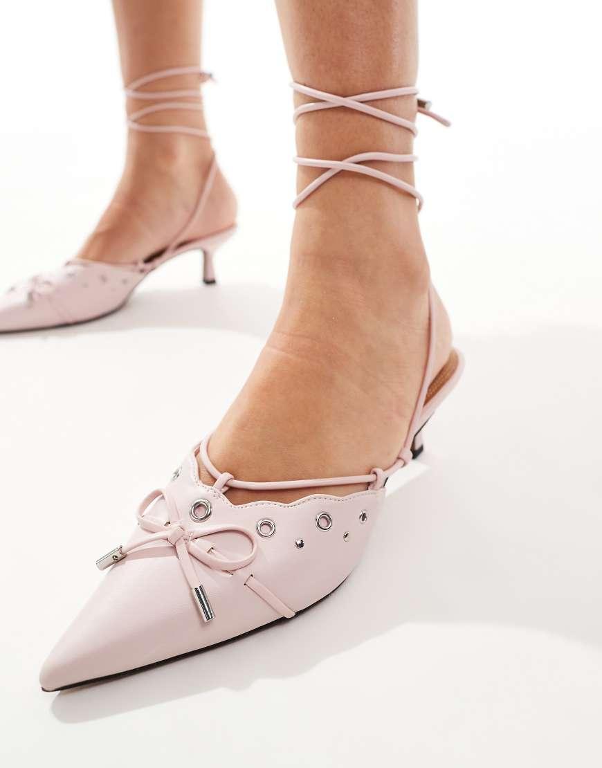 River island flat mules best sale