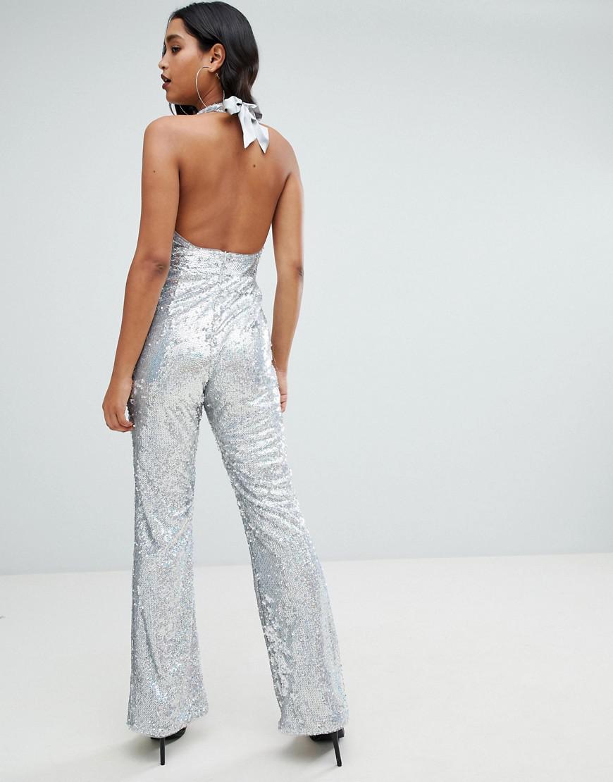 tfnc sequin jumpsuit