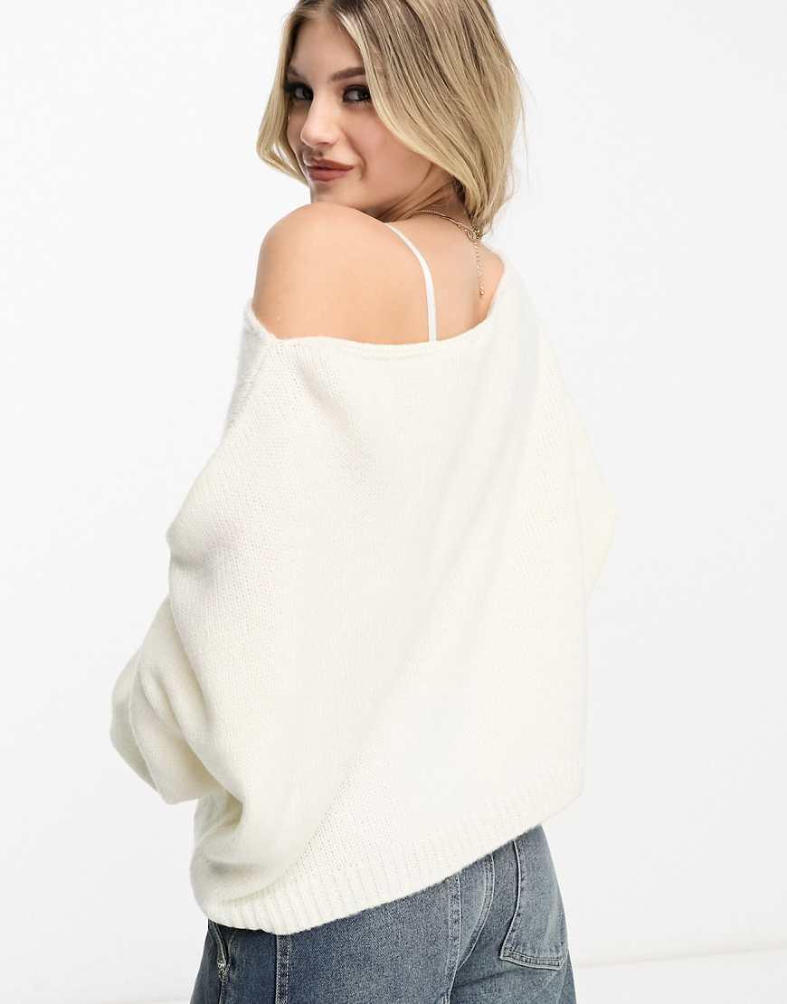 Miss Selfridge Slouch Shoulder Jumper Miss Selfridge Asymmetric
