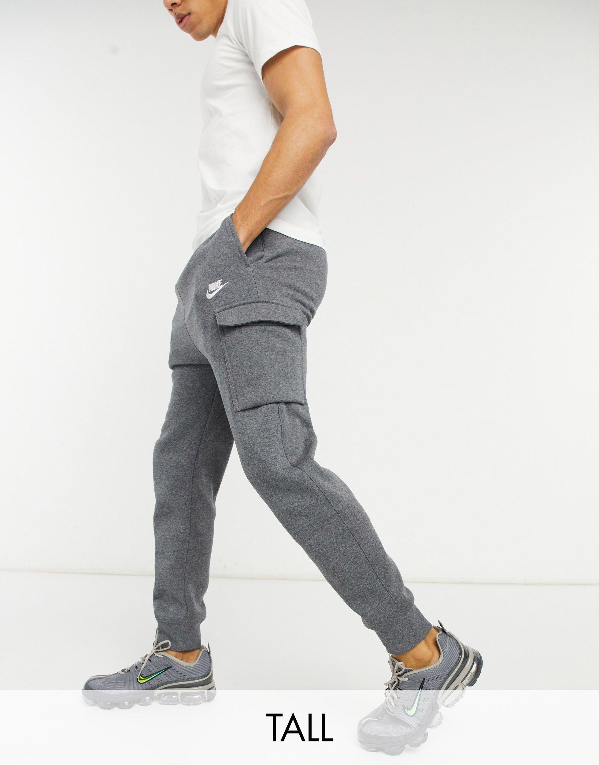 Nike Tall Club – Cargo-Jogginghose mit Bündchen Grau für Herren | Lyst DE