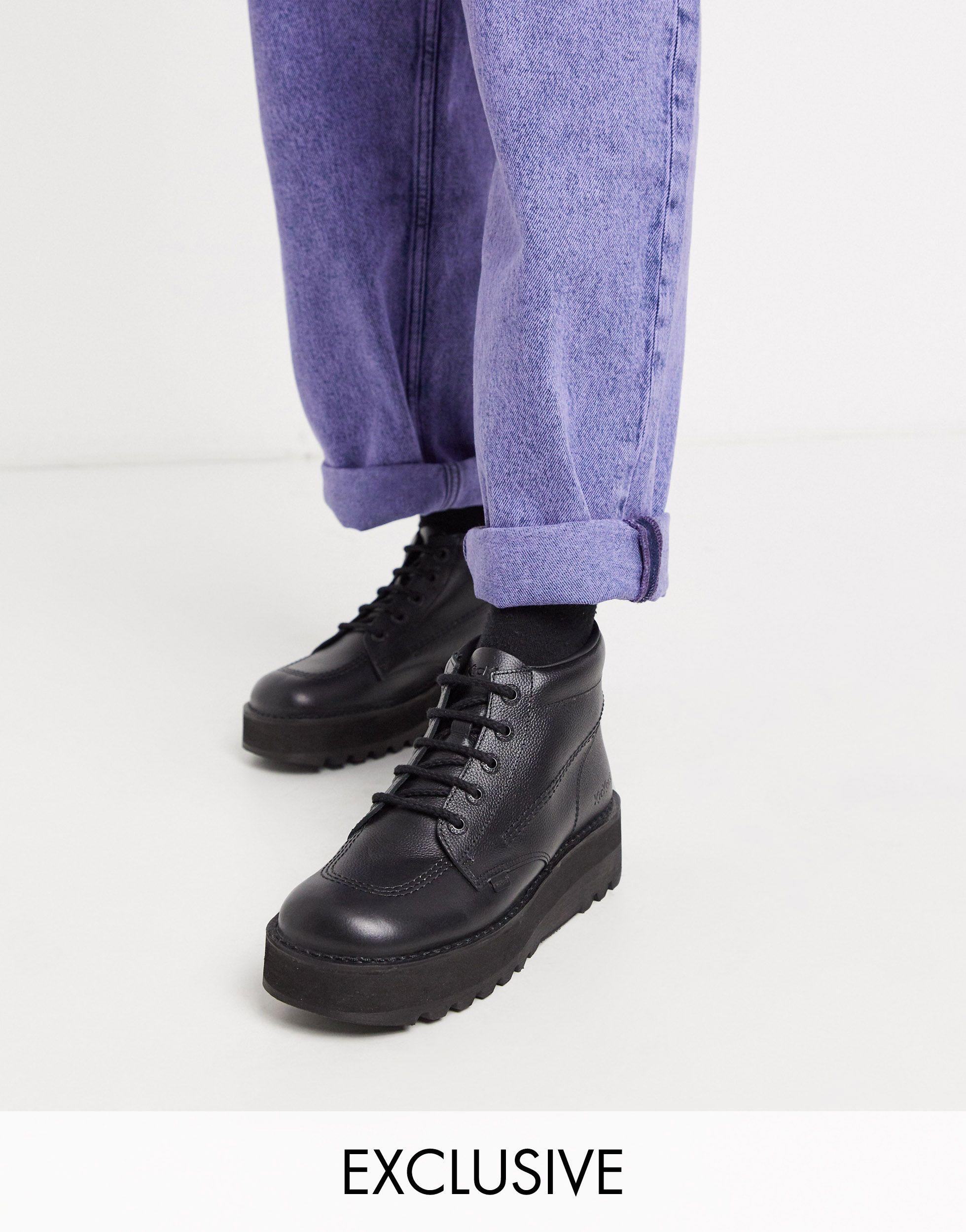 Kickers platform boots outlet
