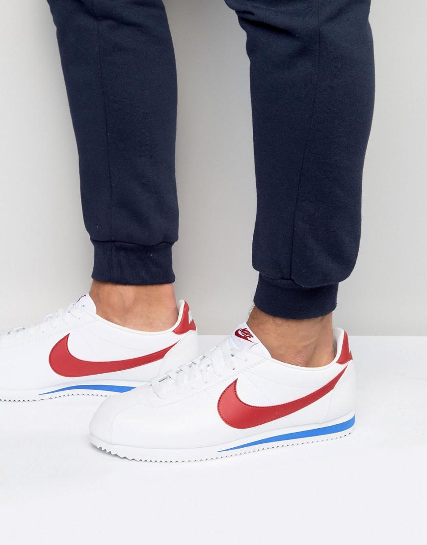 nike cortez leather trainers