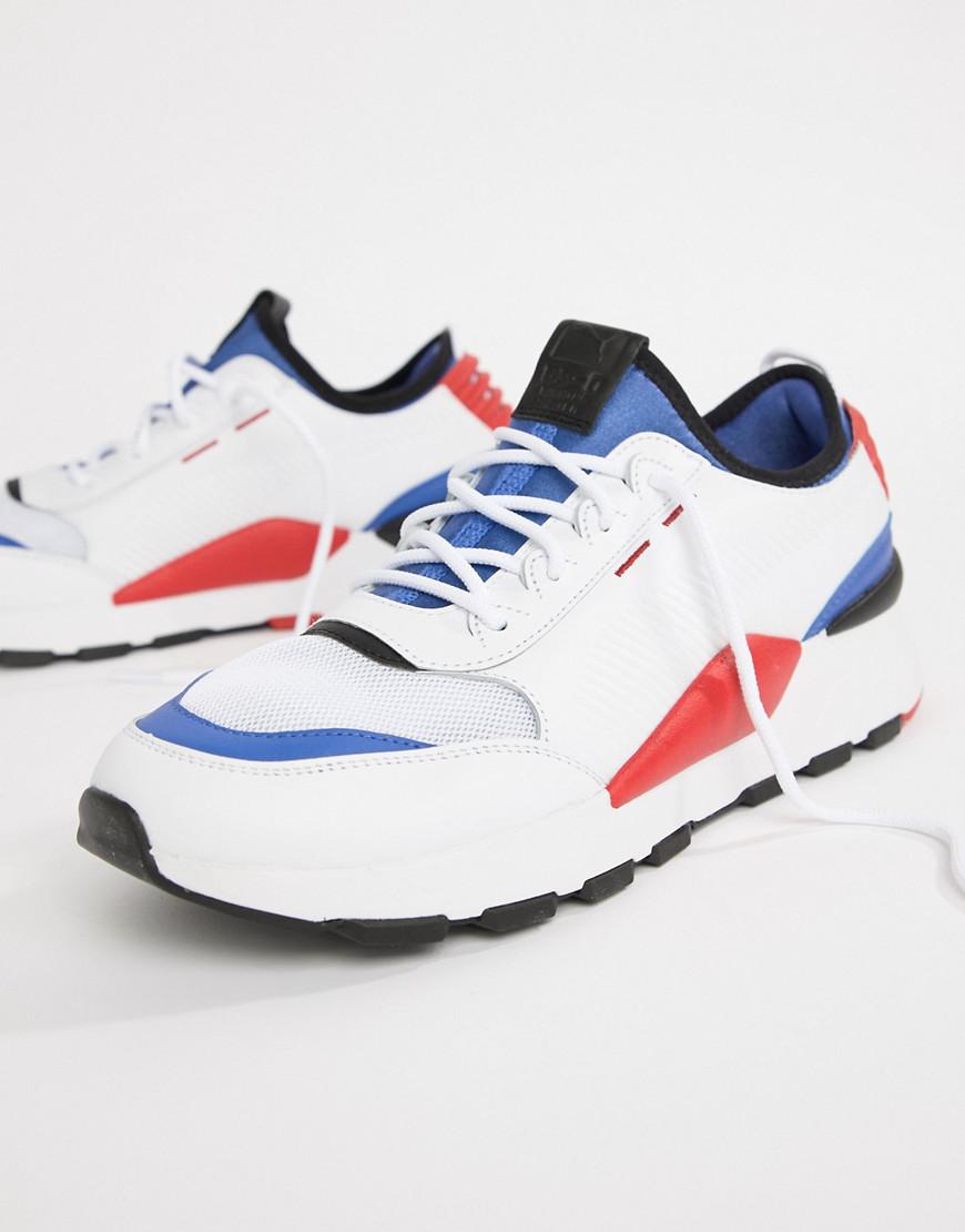 PUMA Rs-0 Sound Trainers in White for 