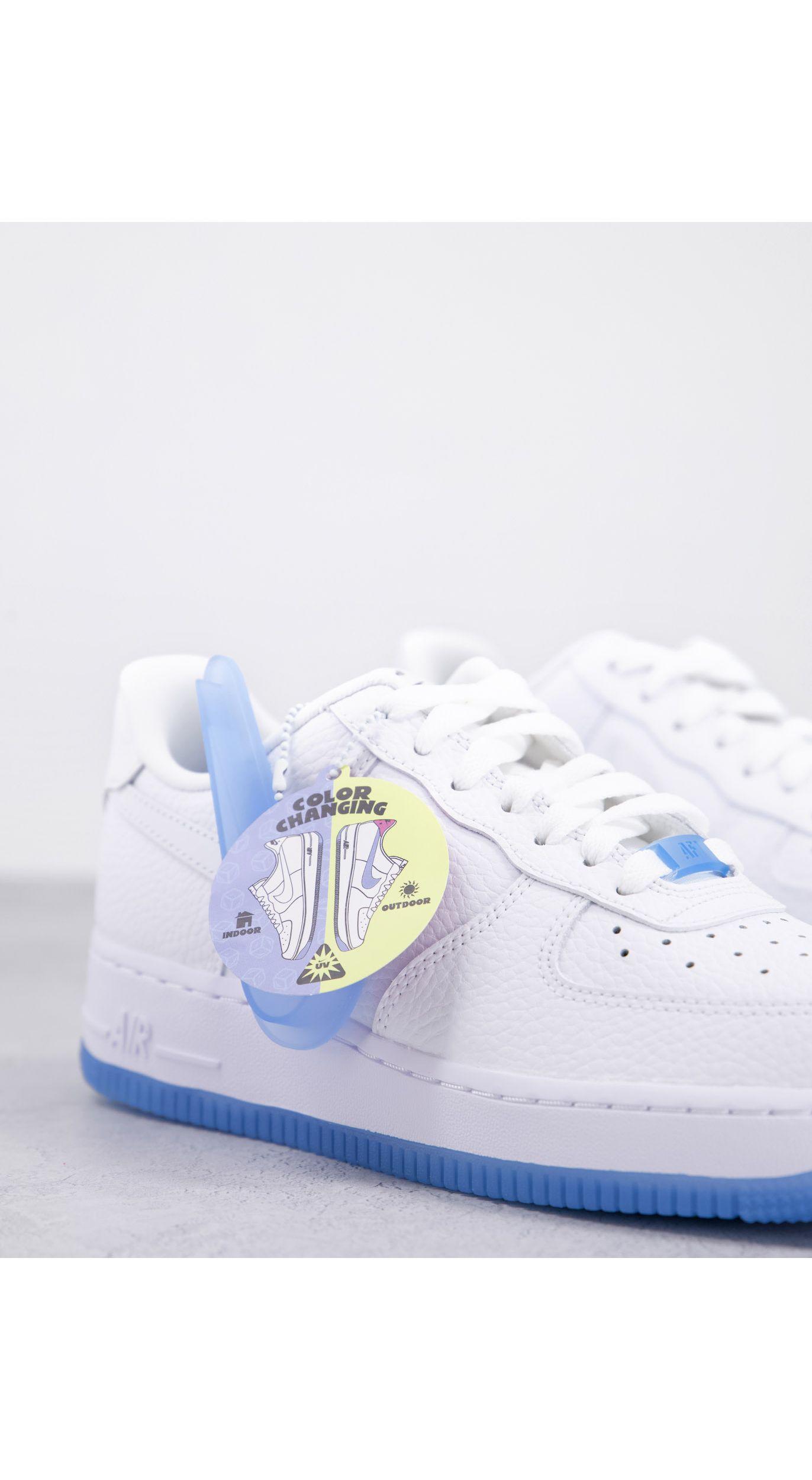 kleur veranderende nike air force