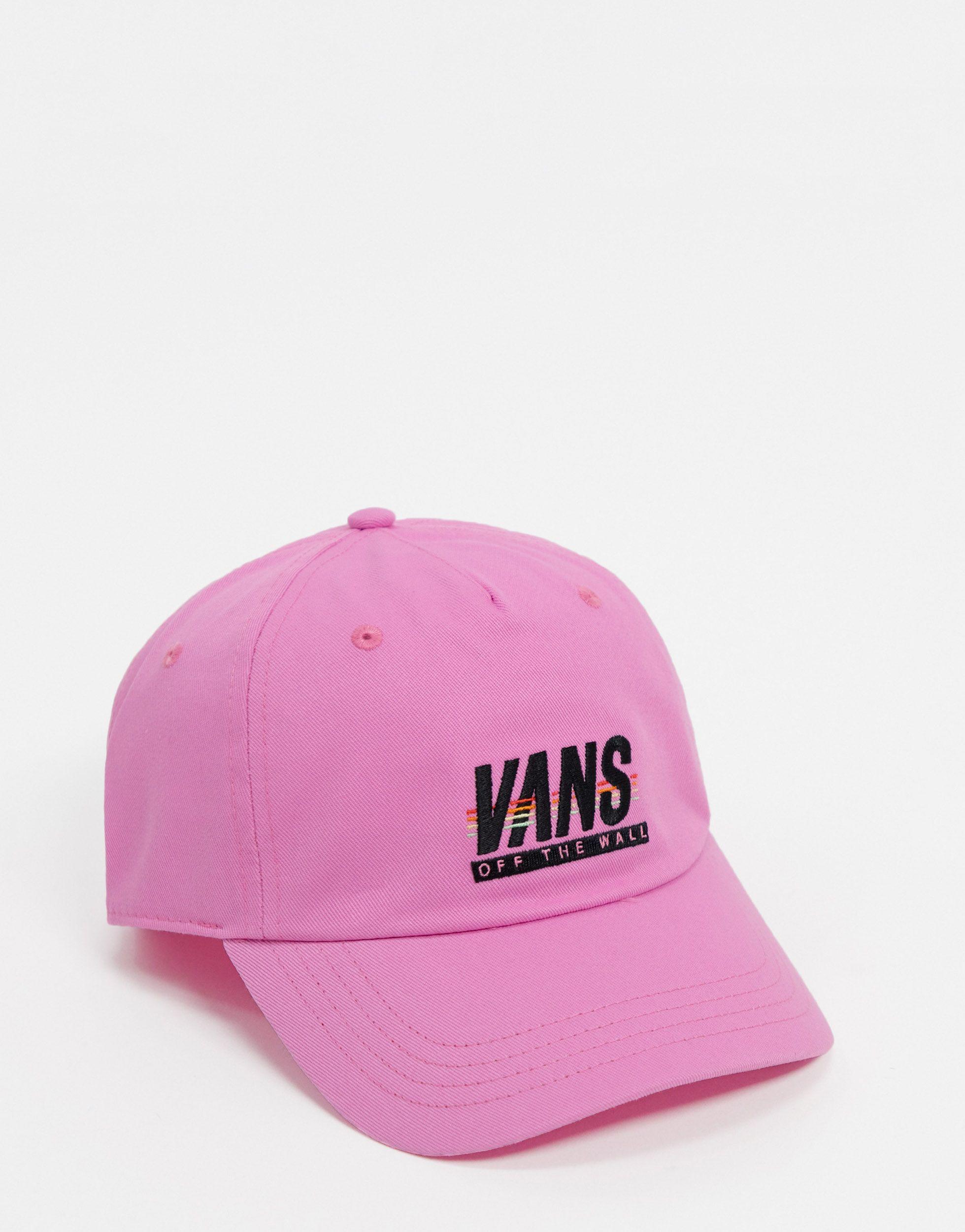 gorra rosa vans