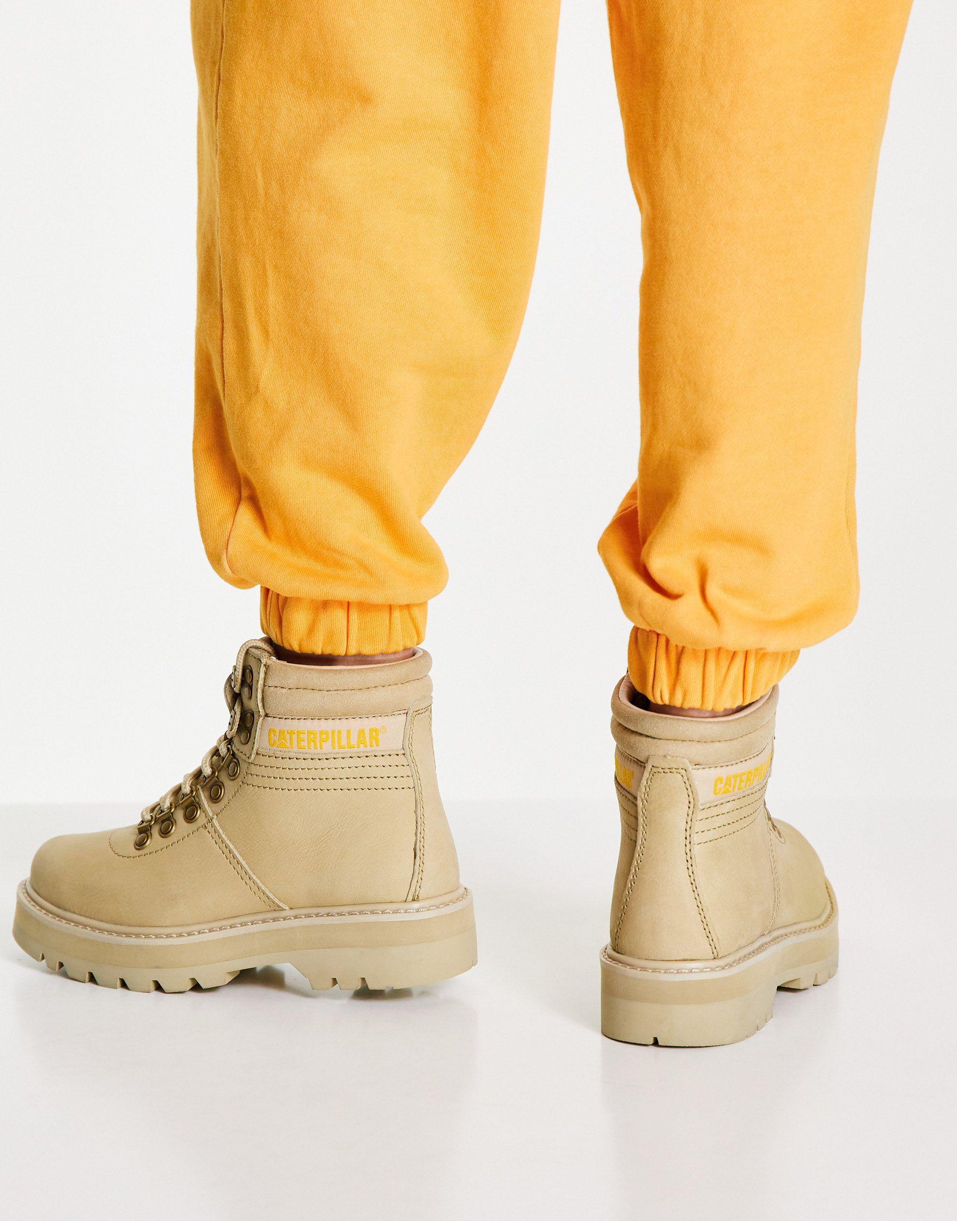 Caterpillar Cat Vanquish 2.0 Lace Up Boots Leather Boots in Yellow | Lyst