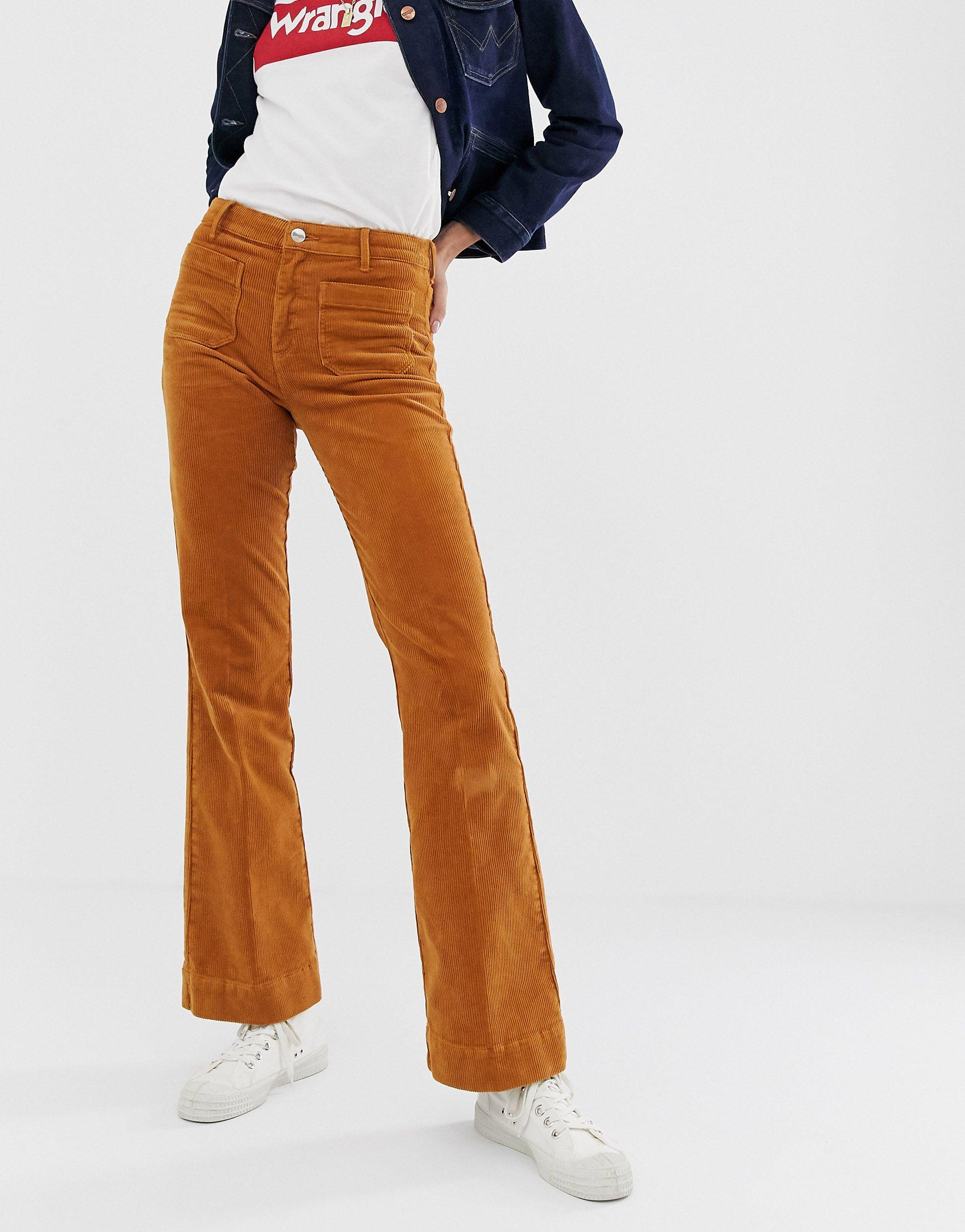 Wrangler Denim High Rise Flare Jean in 
