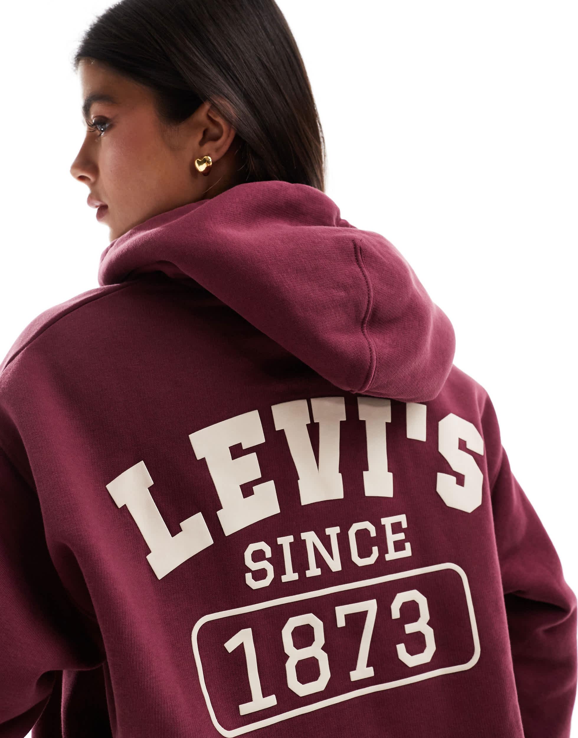 Levis hoodie black red online