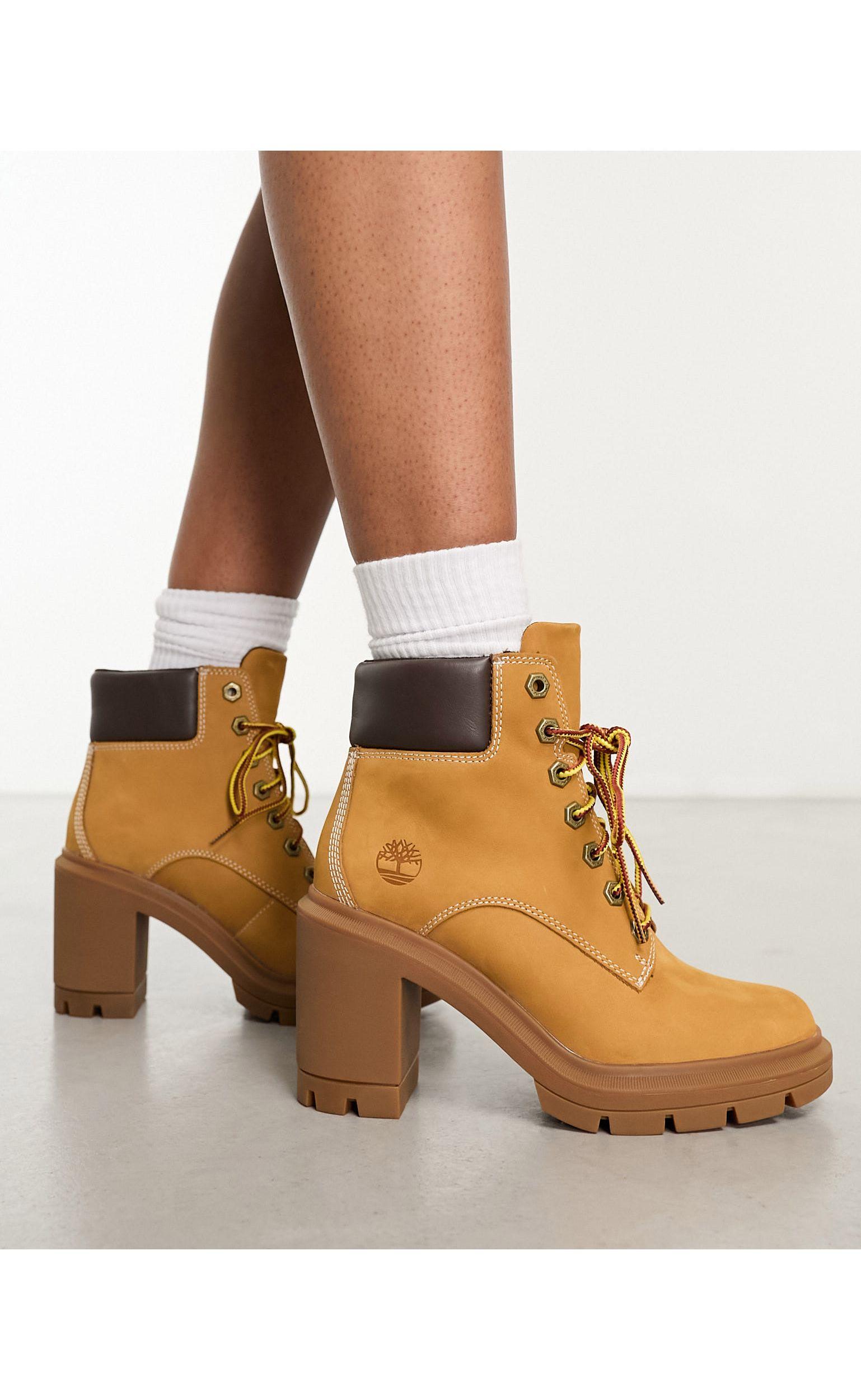 Timberland Allington Heights 6 Inch Heeled Boots | Lyst