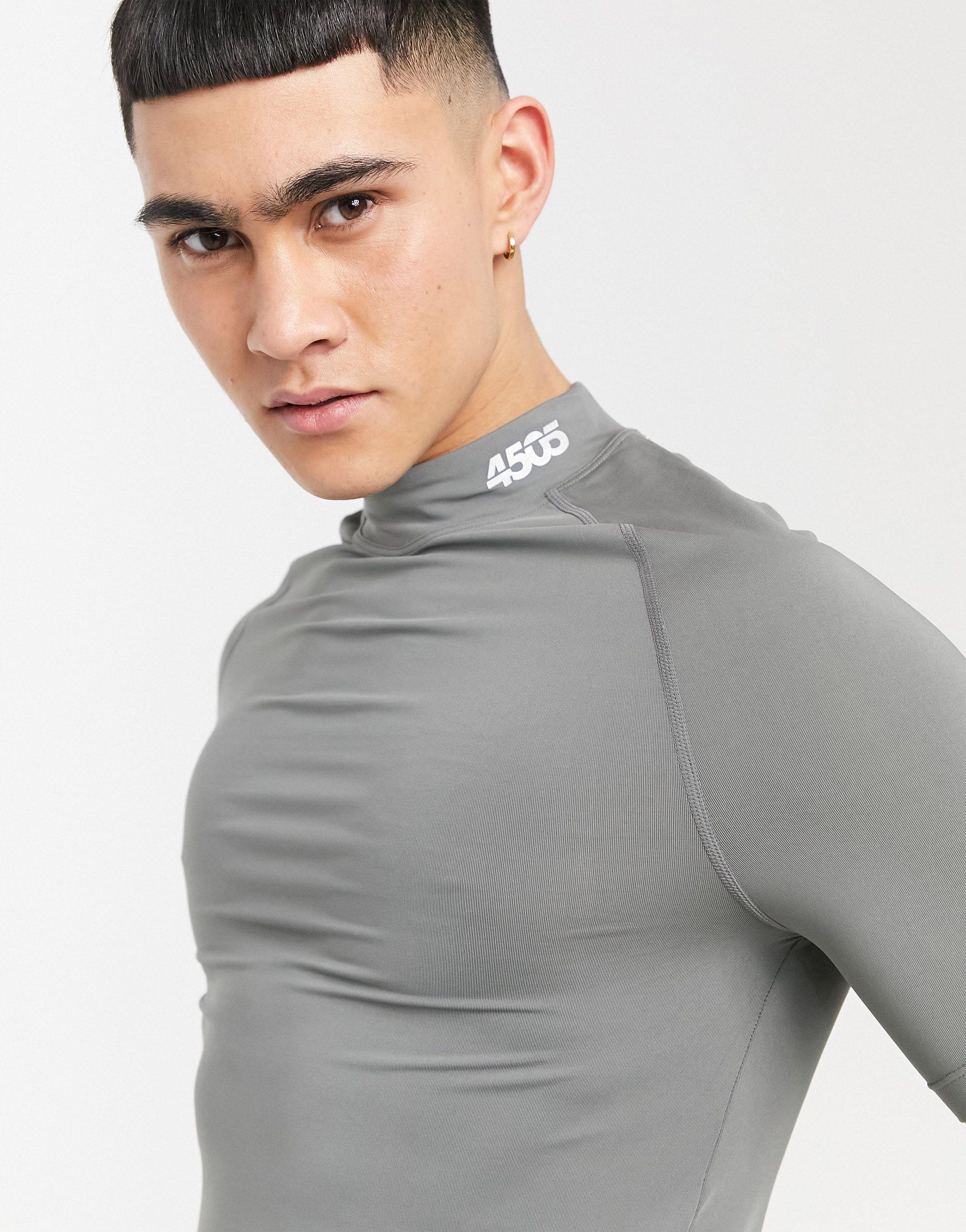 mock neck base layer