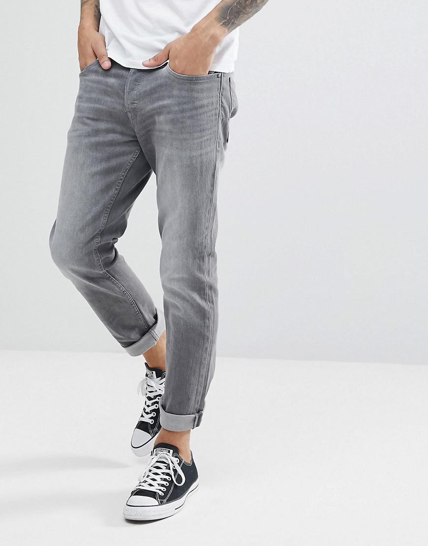 jack and jones grey skinny jeans