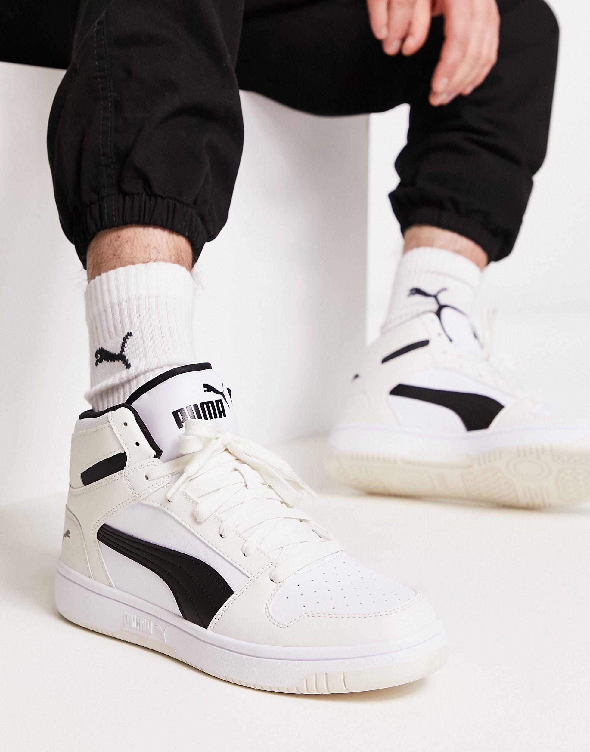 PUMA Rebound Layup Sneakers in White for Men | Lyst
