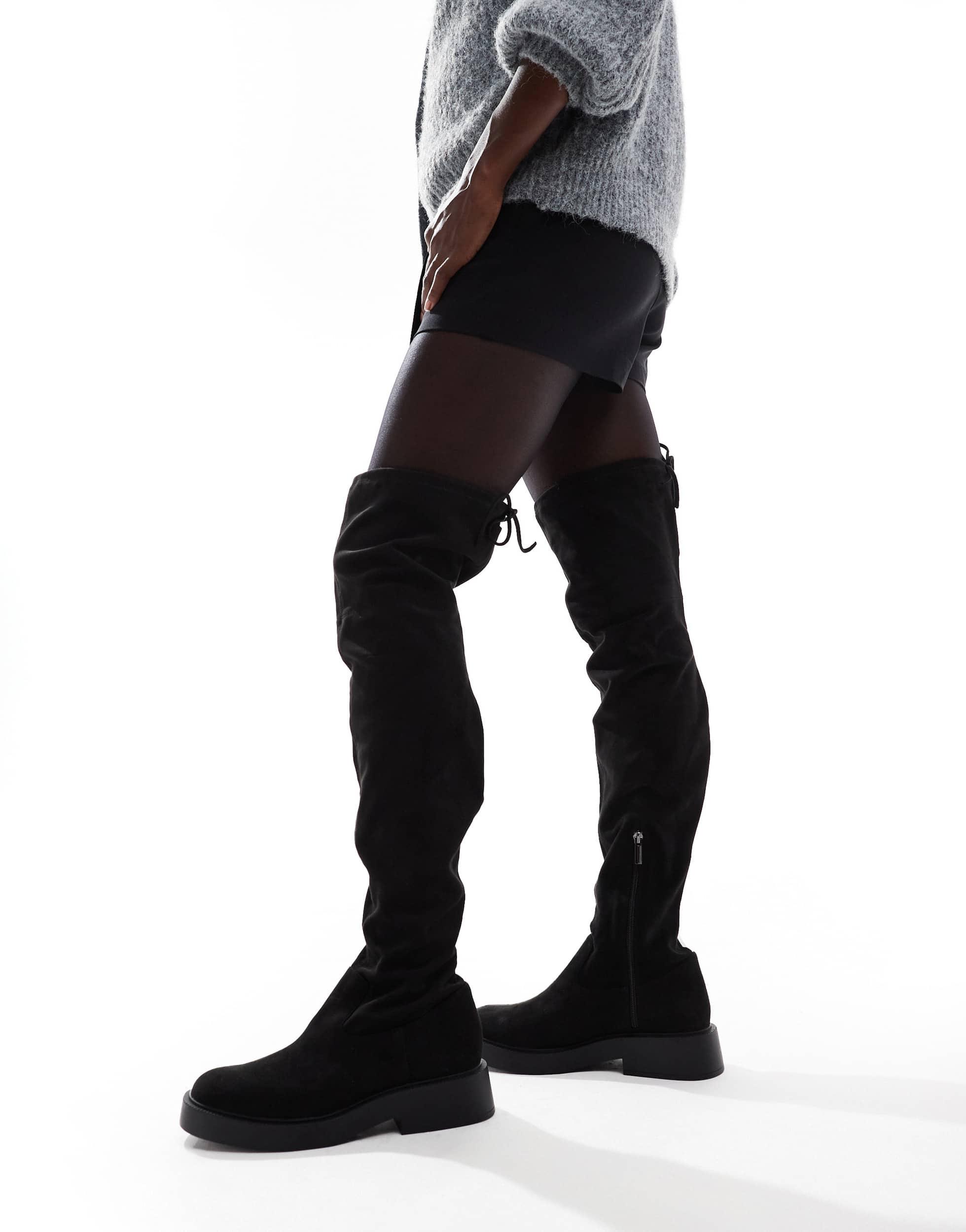 bershka stretch ankle boot