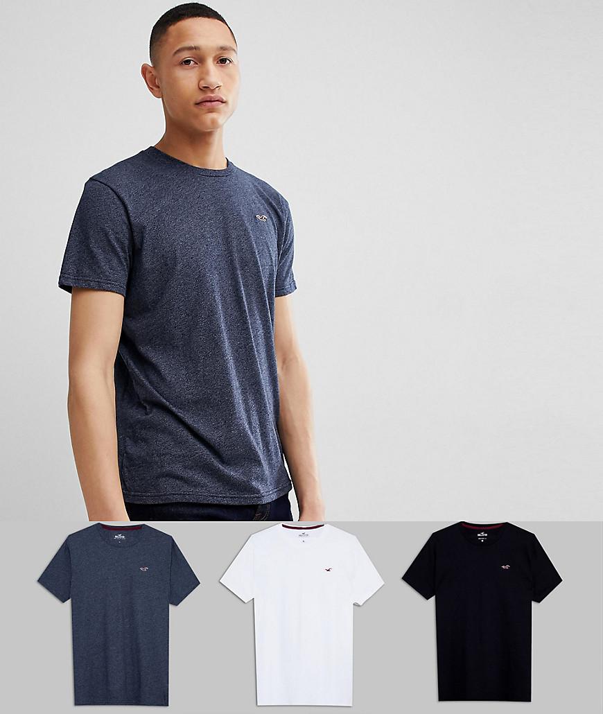 3 pack hollister t shirts