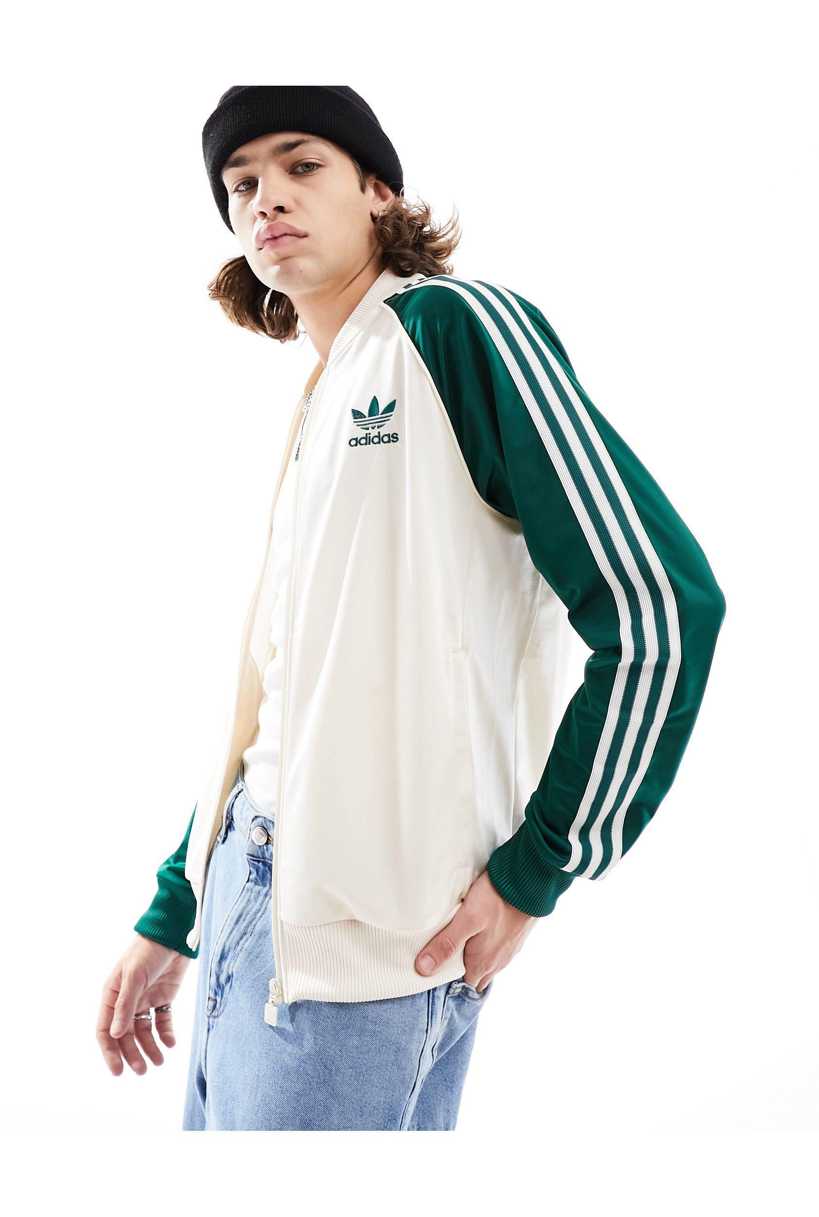 Adidas originals superstar hotsell denim track top