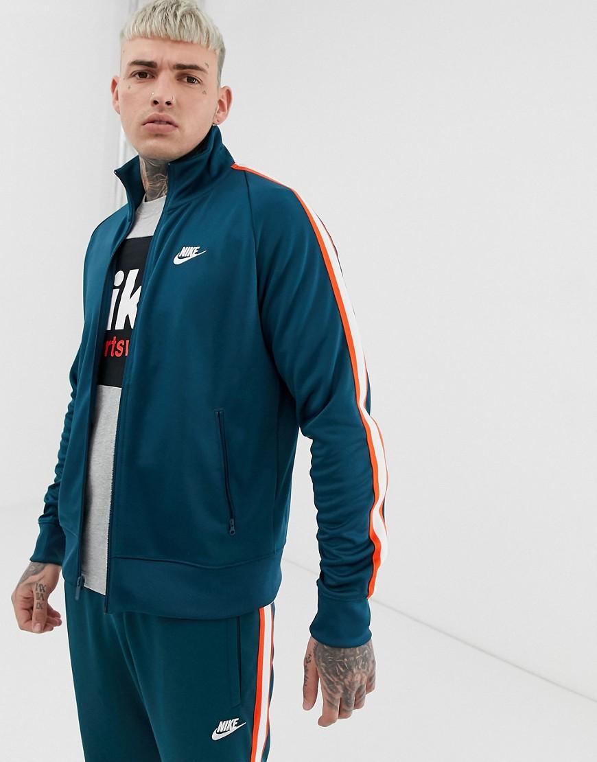 blue nike tribute jacket