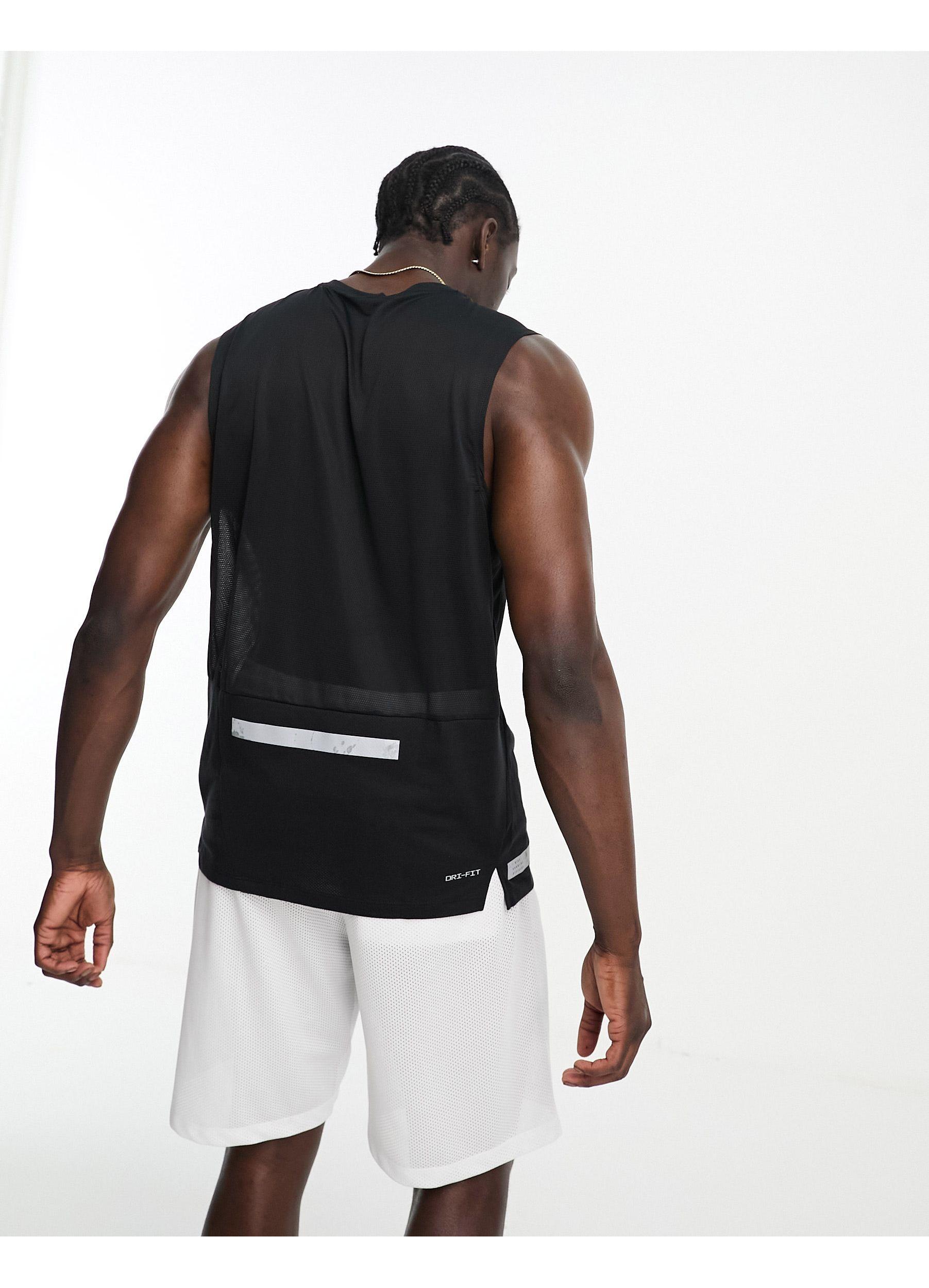 Nike Dri-fit Rise 365 Tank Top in Black for Men