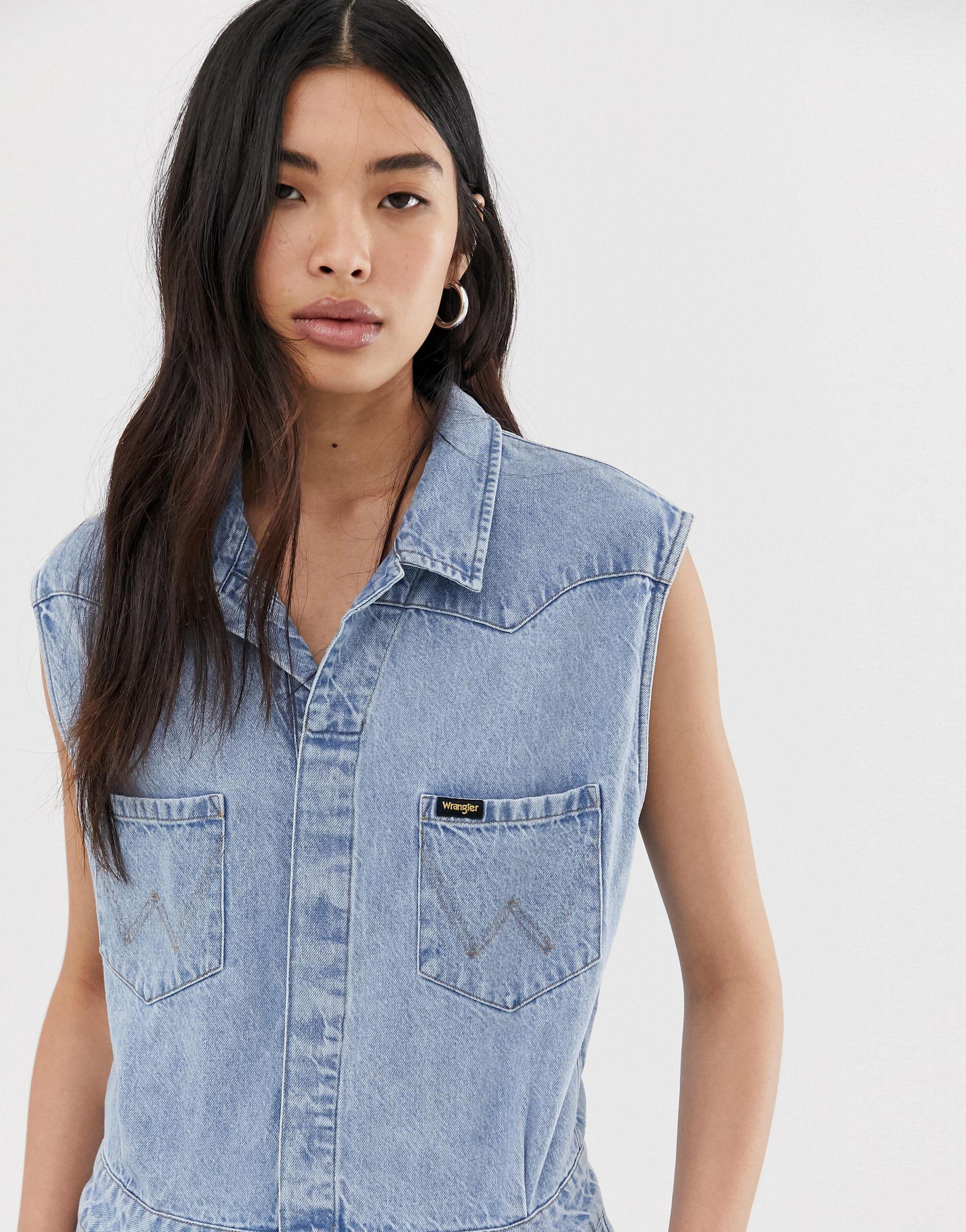 wrangler denim playsuit