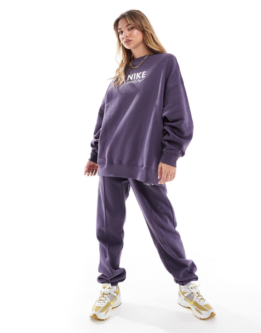 womens purple nike sweatsuit