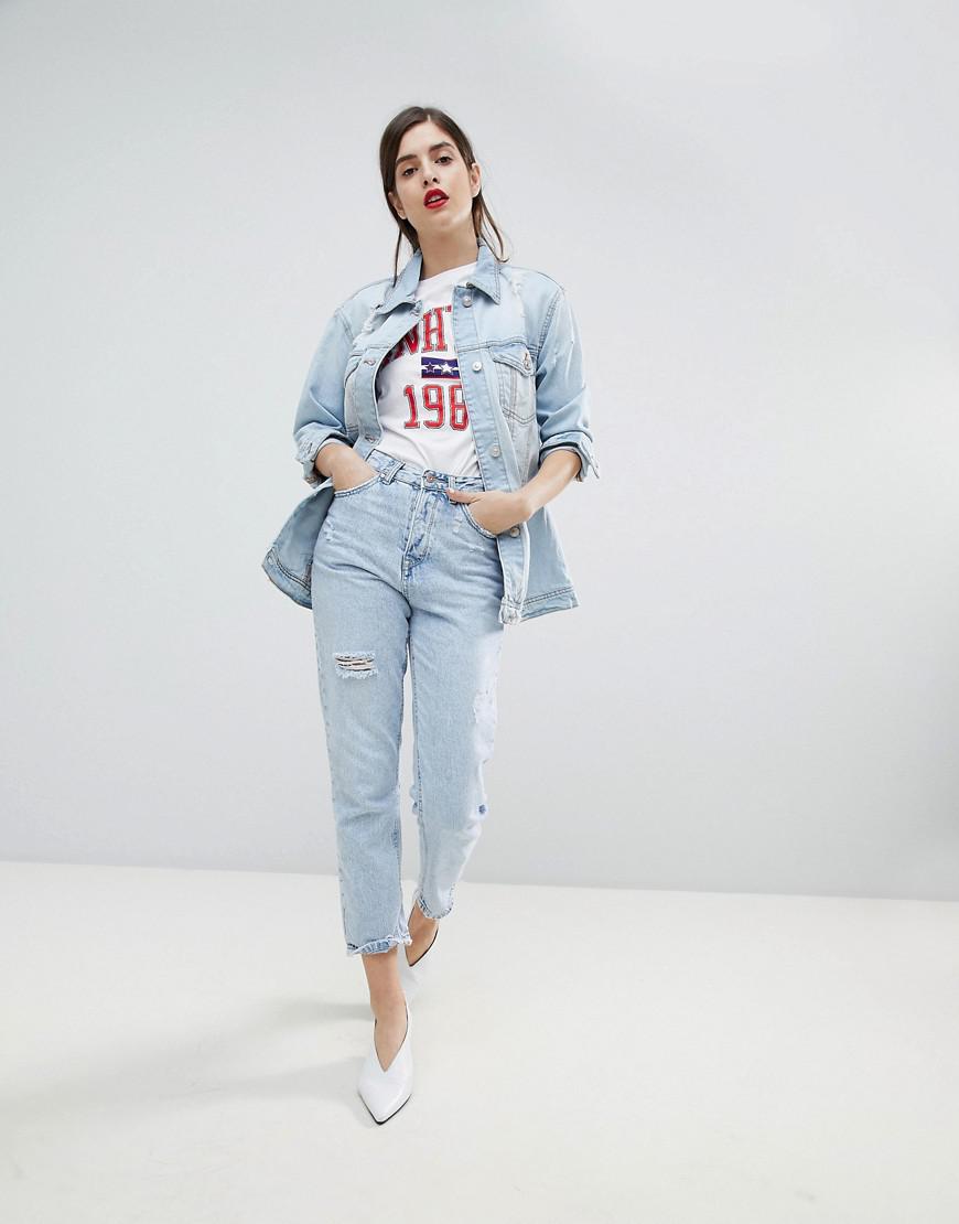 stradivarius denim jacket