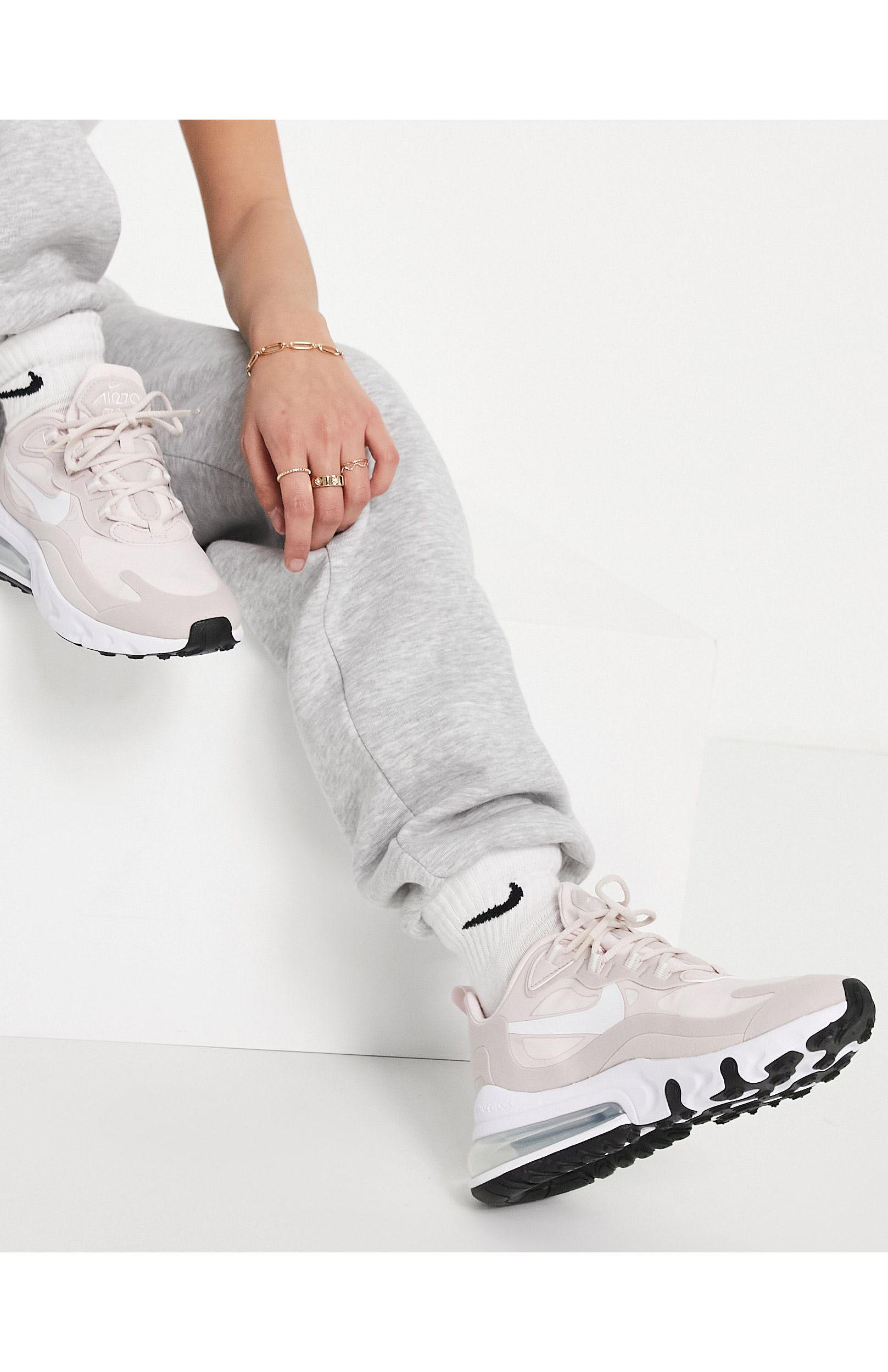 Zapatillas rosas air max 270 react Nike de Caucho de color Rosa | Lyst