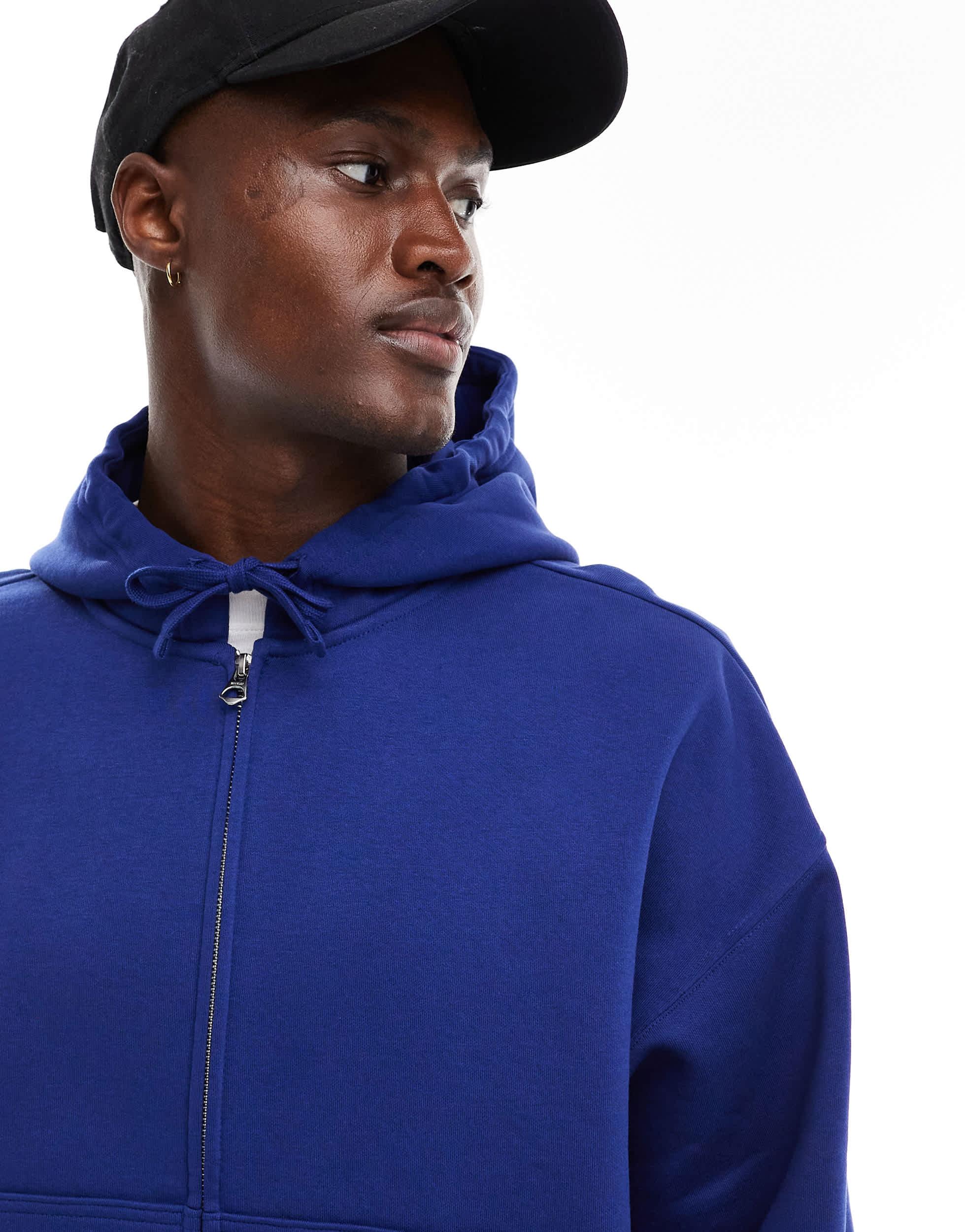 Weekday blue hoodie cheap