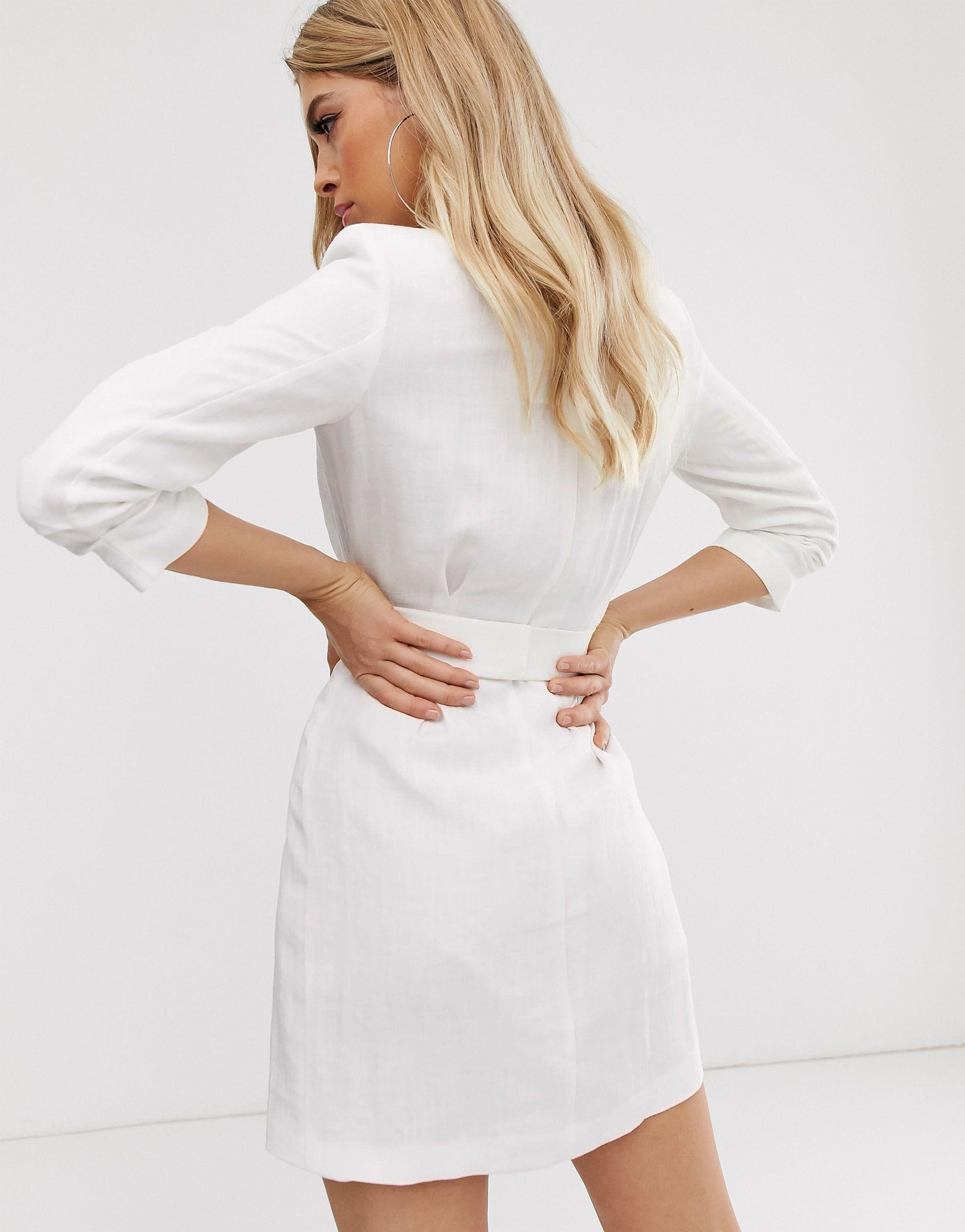 river island linen dress